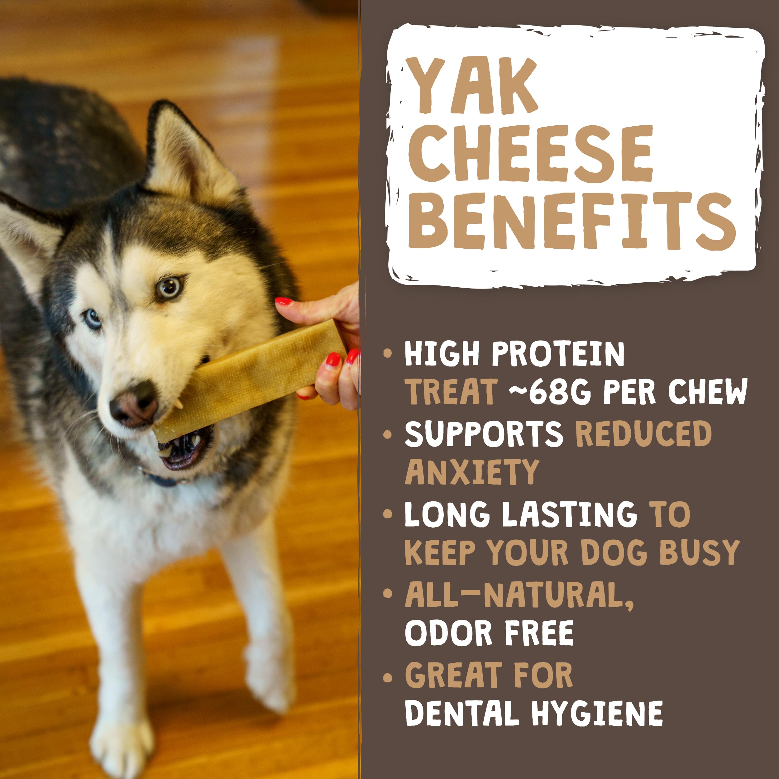 Mighty Paw Yak Cheese Chews for Dogs - All-Natural, Odorless, 14 oz, Small - 12 Pack, Perfect for Oral Health & Power Chewers