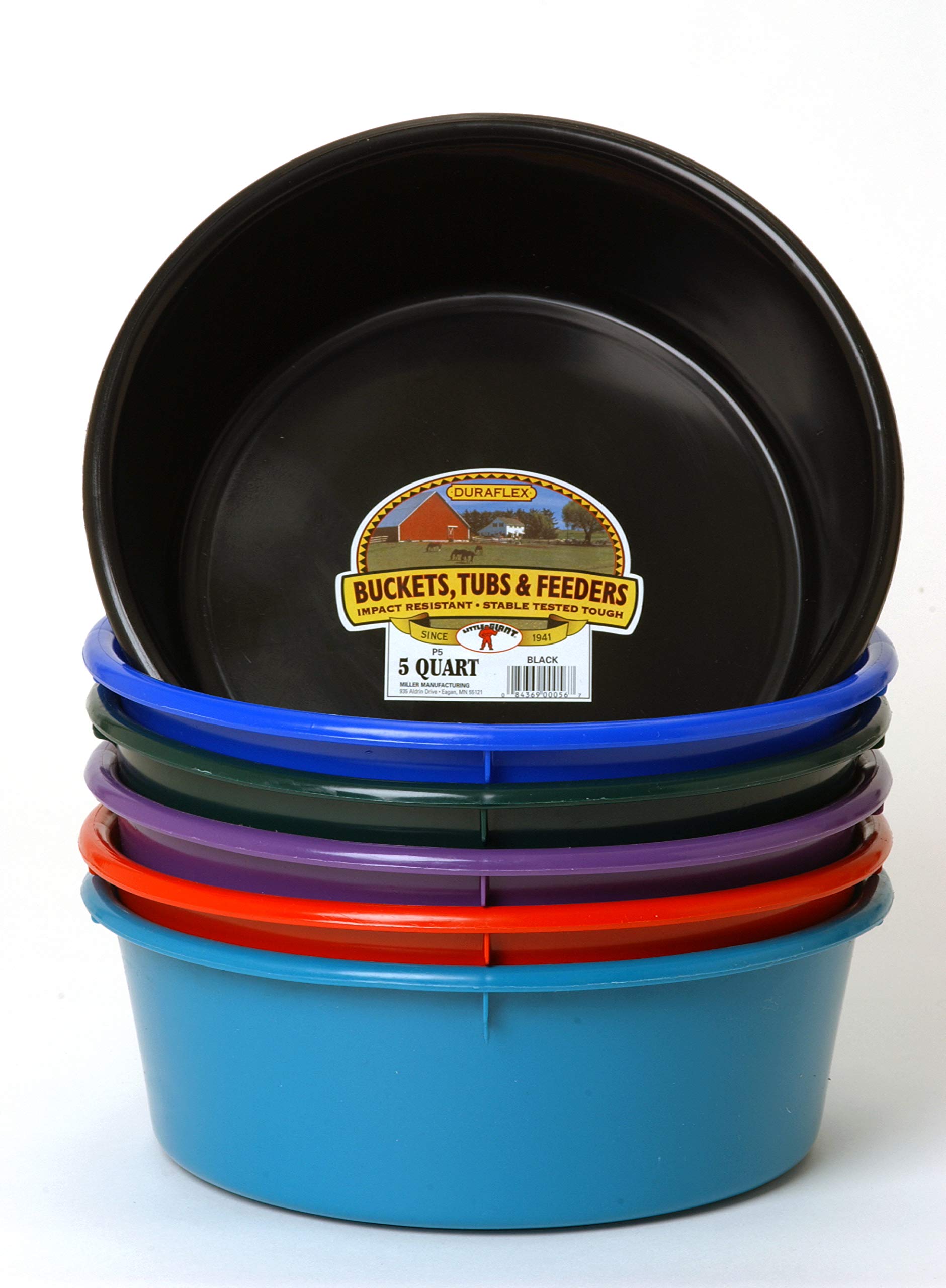 PAN FEED/WATER 5QT BLUE(Pack of 1)
