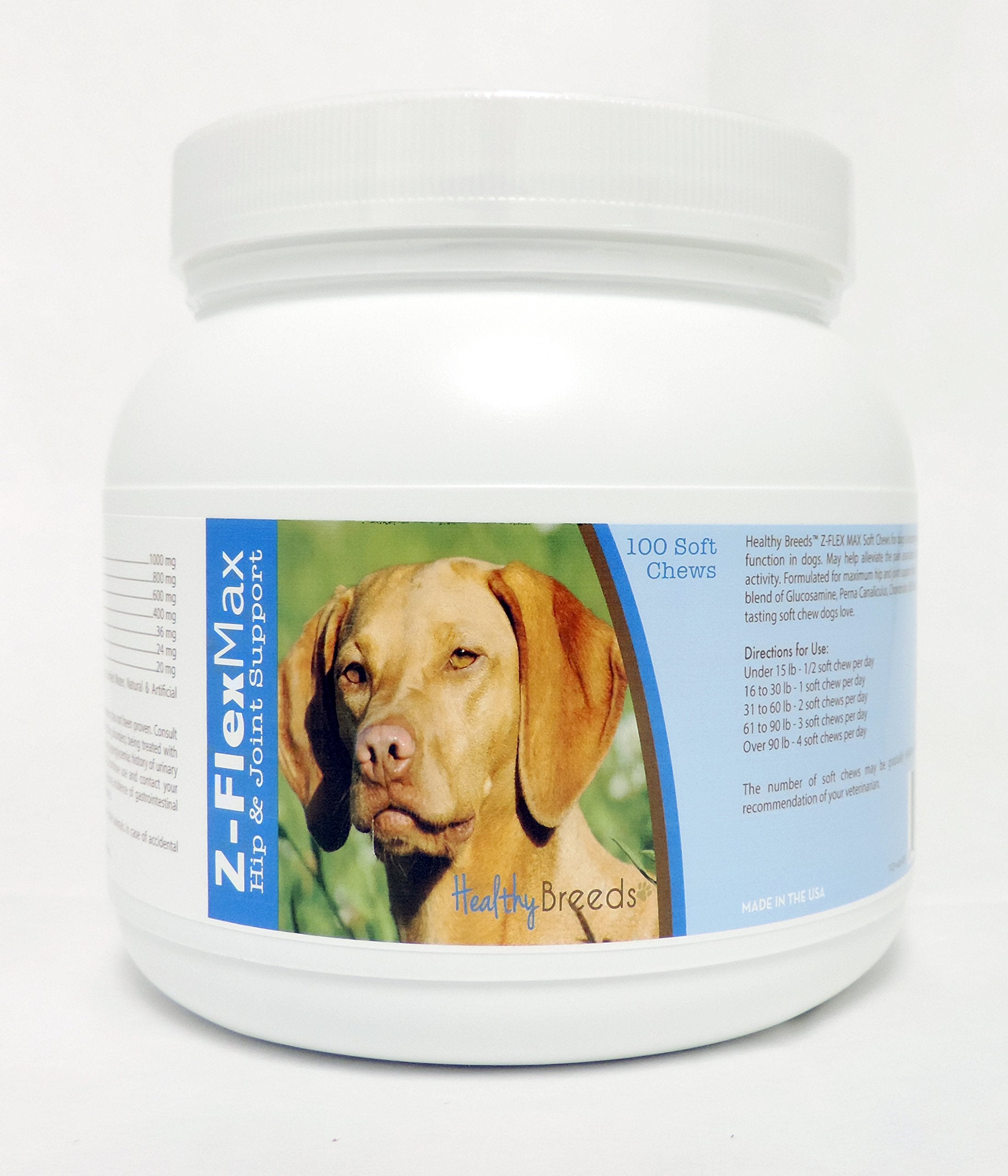 Healthy Breeds Vizsla Z-Flex Max Hip & Joint Soft Chews 100 Count