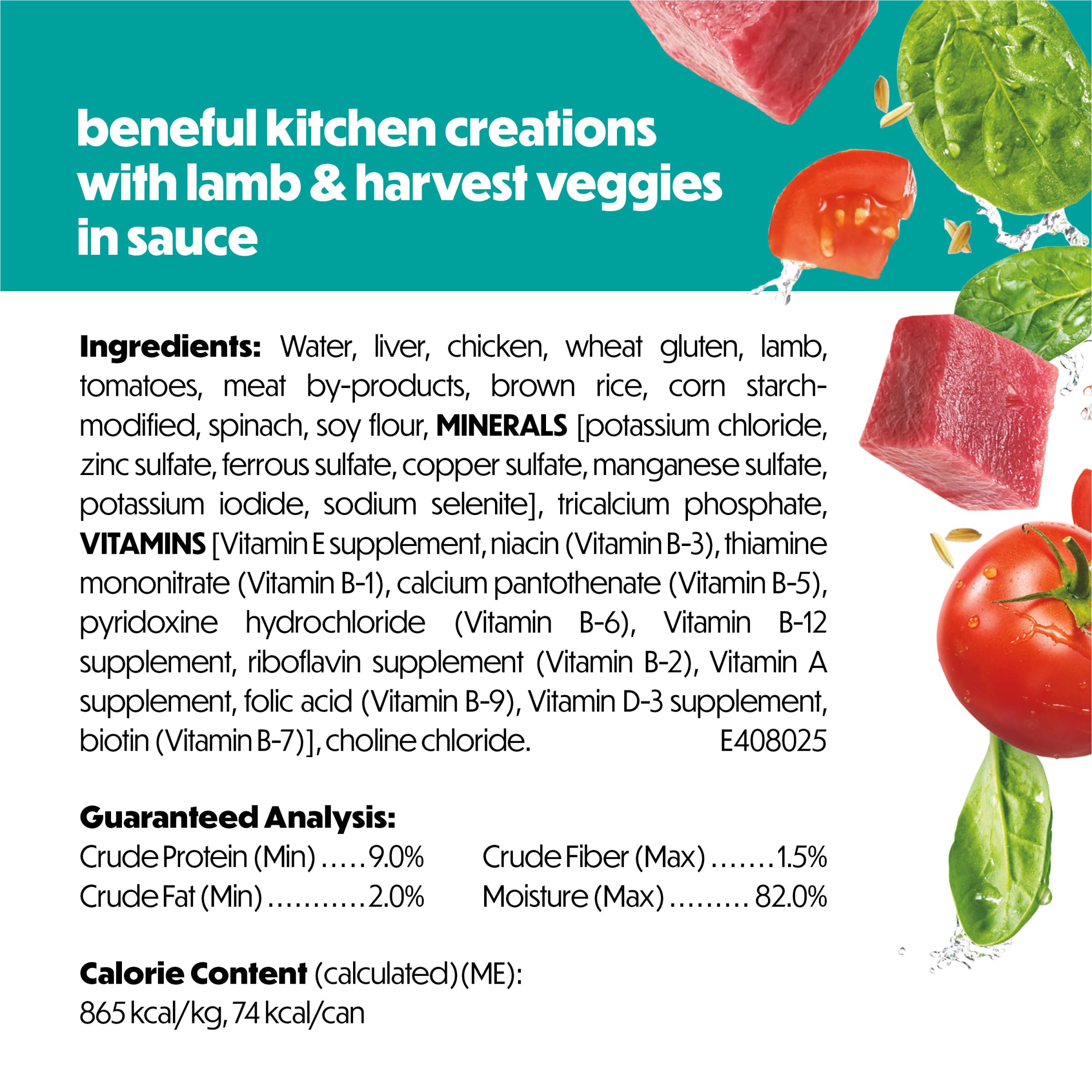 Beneful Purina Wet Dog Food, Medleys Mediterranean Style with Lamb in Sauce - (Pack of 12) 3 oz. Cans