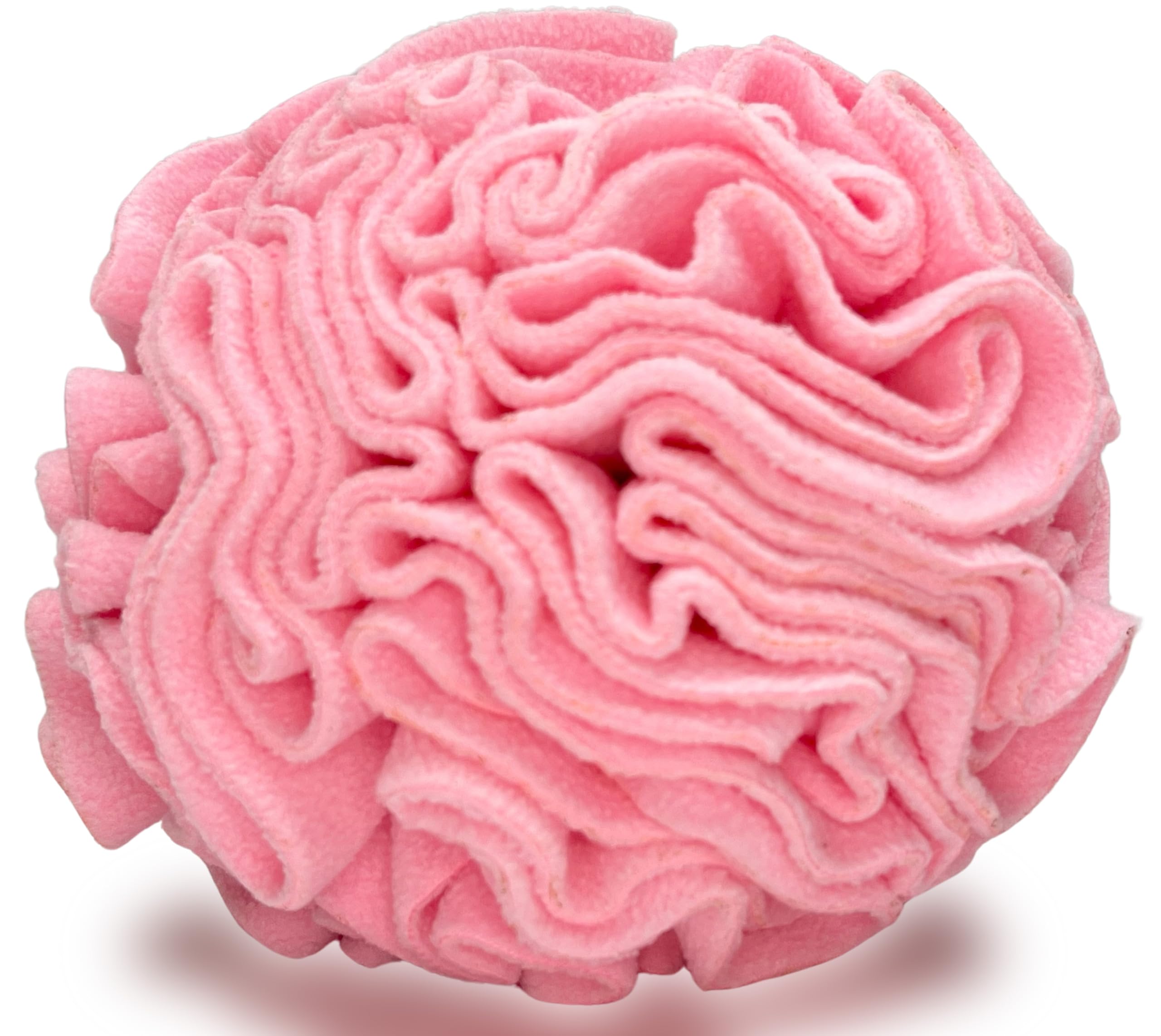 Glory To Dog Medium Breed Snuffle Interactive Foraging Dog Puzzle Ball Toy Pink Large
