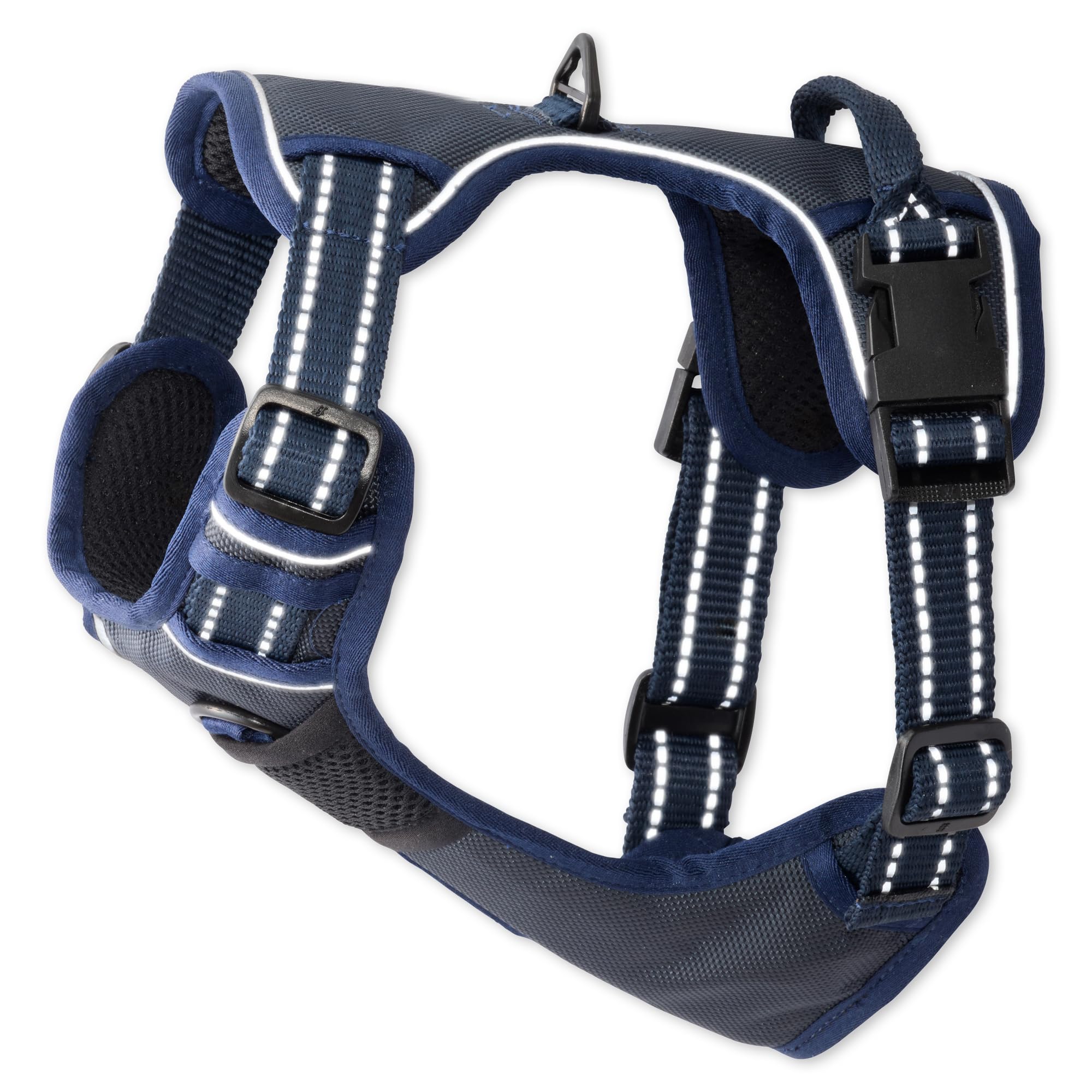 Pet Passion MAX - The Hardy Reflective Harness, Navy, X-Large