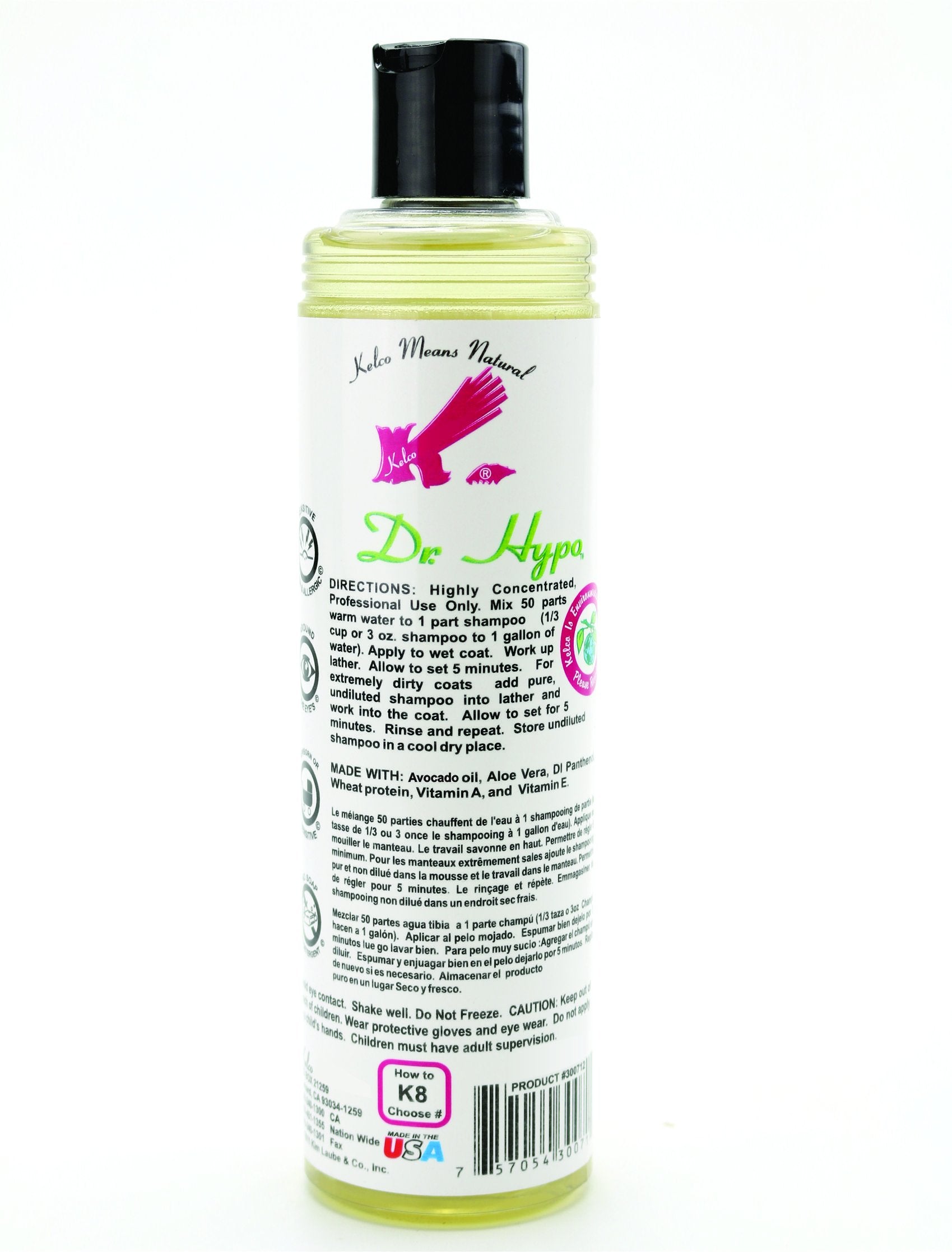 Kelco 50:1 Dr Hypo Shampoo, 11.7 Fl.Oz. (Ke3007)
