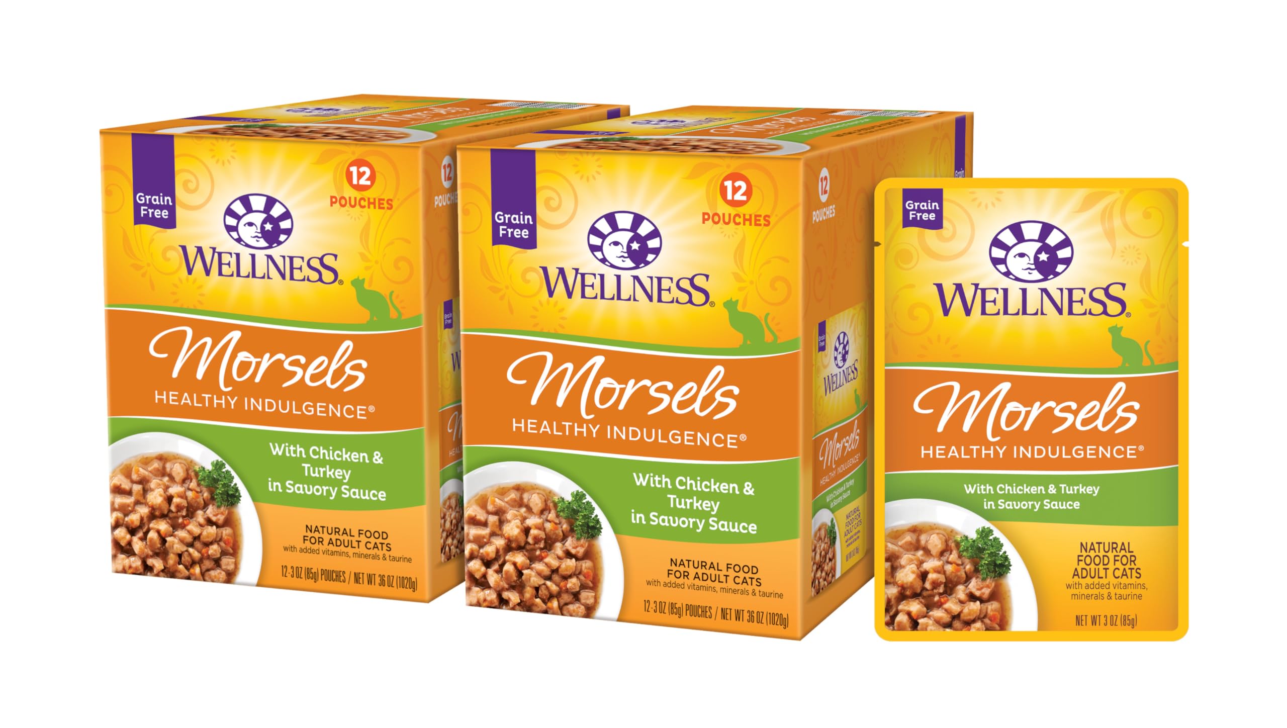 Wellness Pet Products - Morsels Cat Adlt Chkntrky - Case Of 24 - 3 Oz