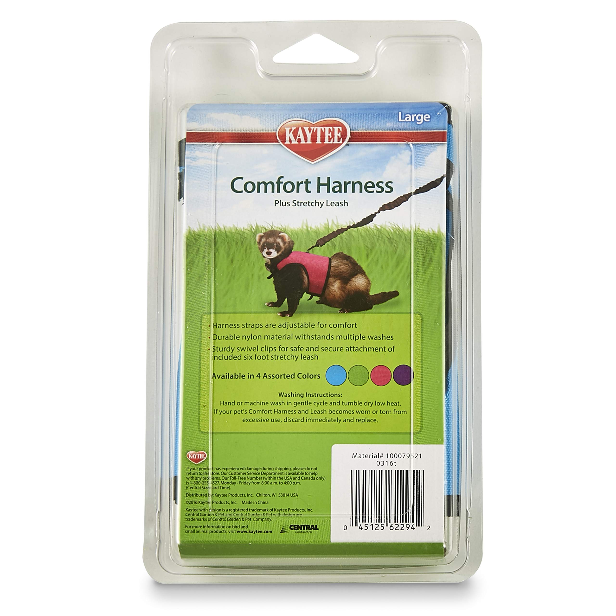 Kaytee Comfort Harness And Stretch Leash Large