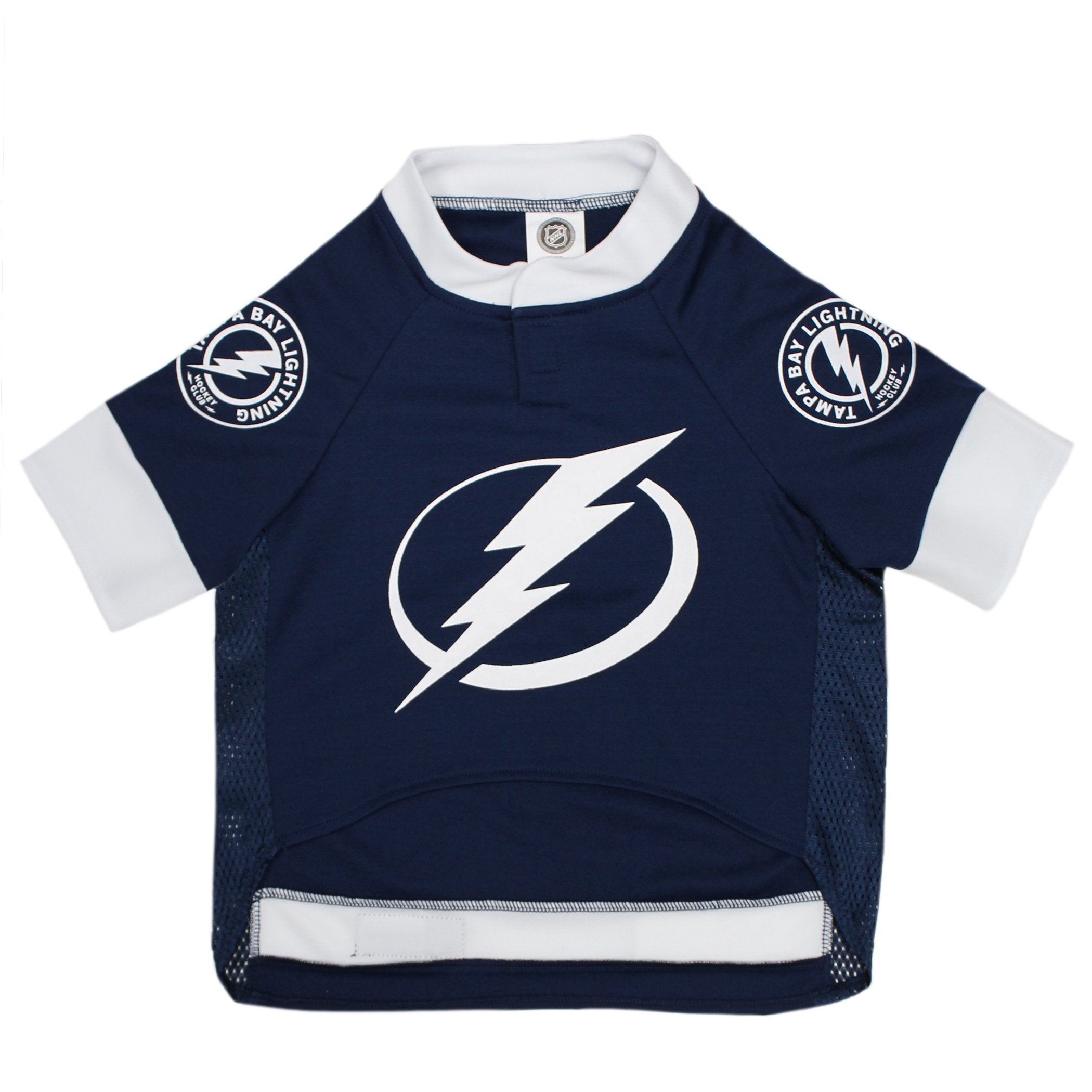 Pets First NHL Tampa Bay Lightning Jersey for Dogs & Cats, Large. - Let Your Pet Be A Real NHL Fan!