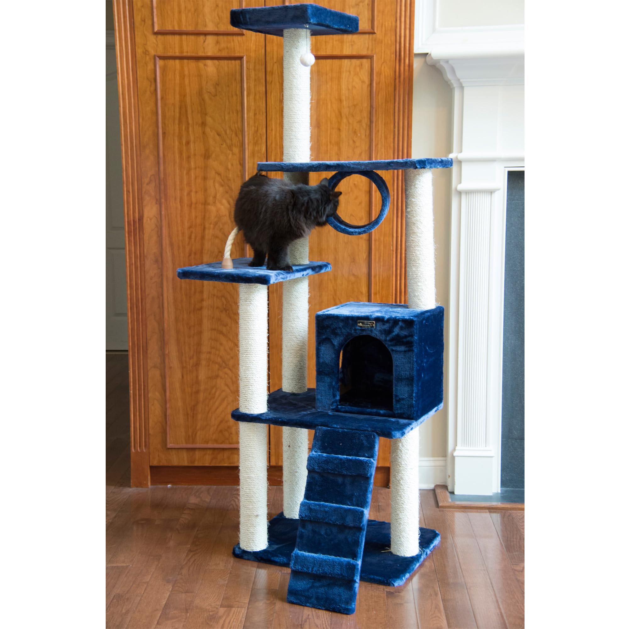 Armarkat Cat Tree Model A7101, Navy Blue
