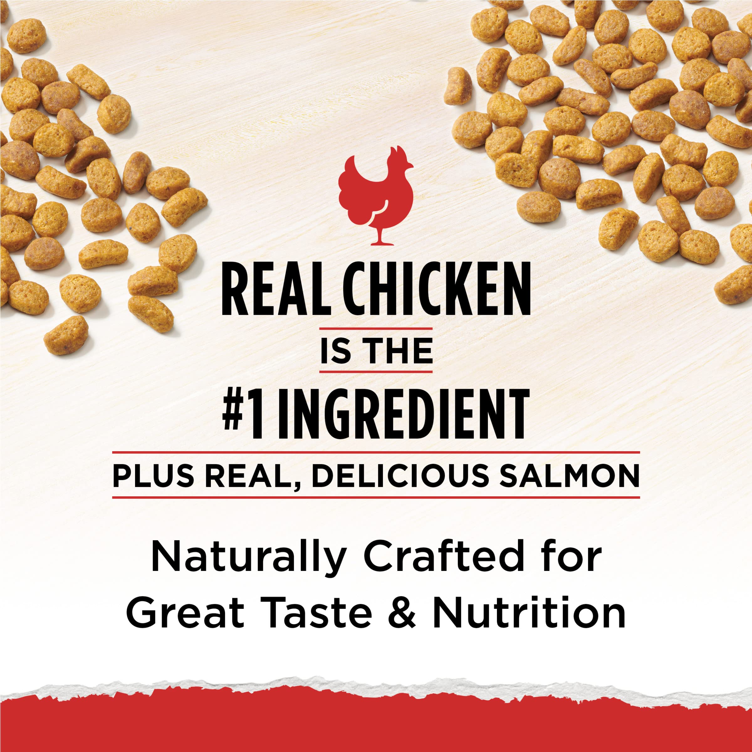 Purina Cat Chow Naturals With Added Vitamins, Minerals and Nutrients Dry Cat Food, Naturals Original - (6) 16 oz. Pouches