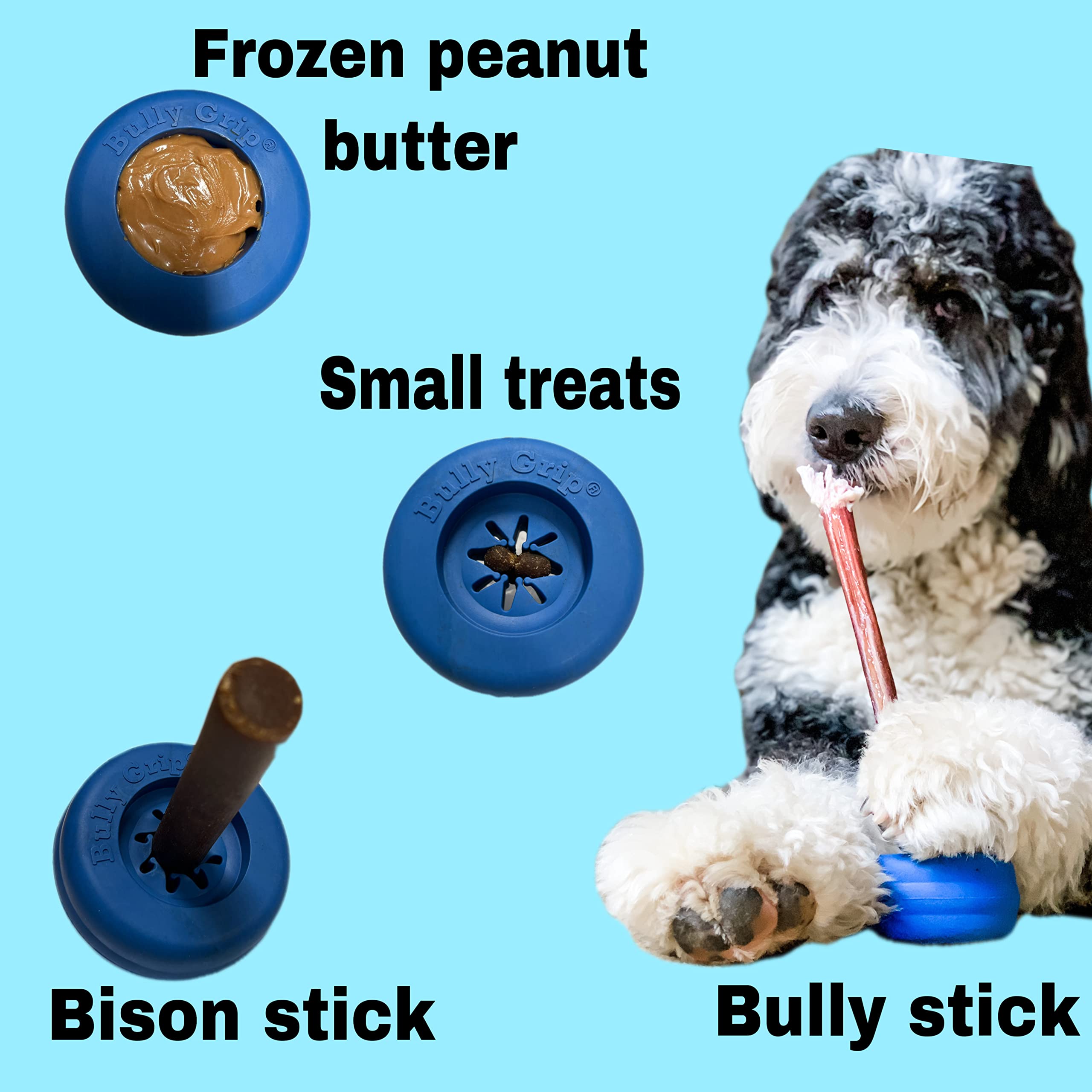 Bully Stick Holder for Dogs -Large Size - Interactive Dog Toy, Dog Treat Holder, Slow Feeder, Treat Dispenser, Chew Toy and Dog