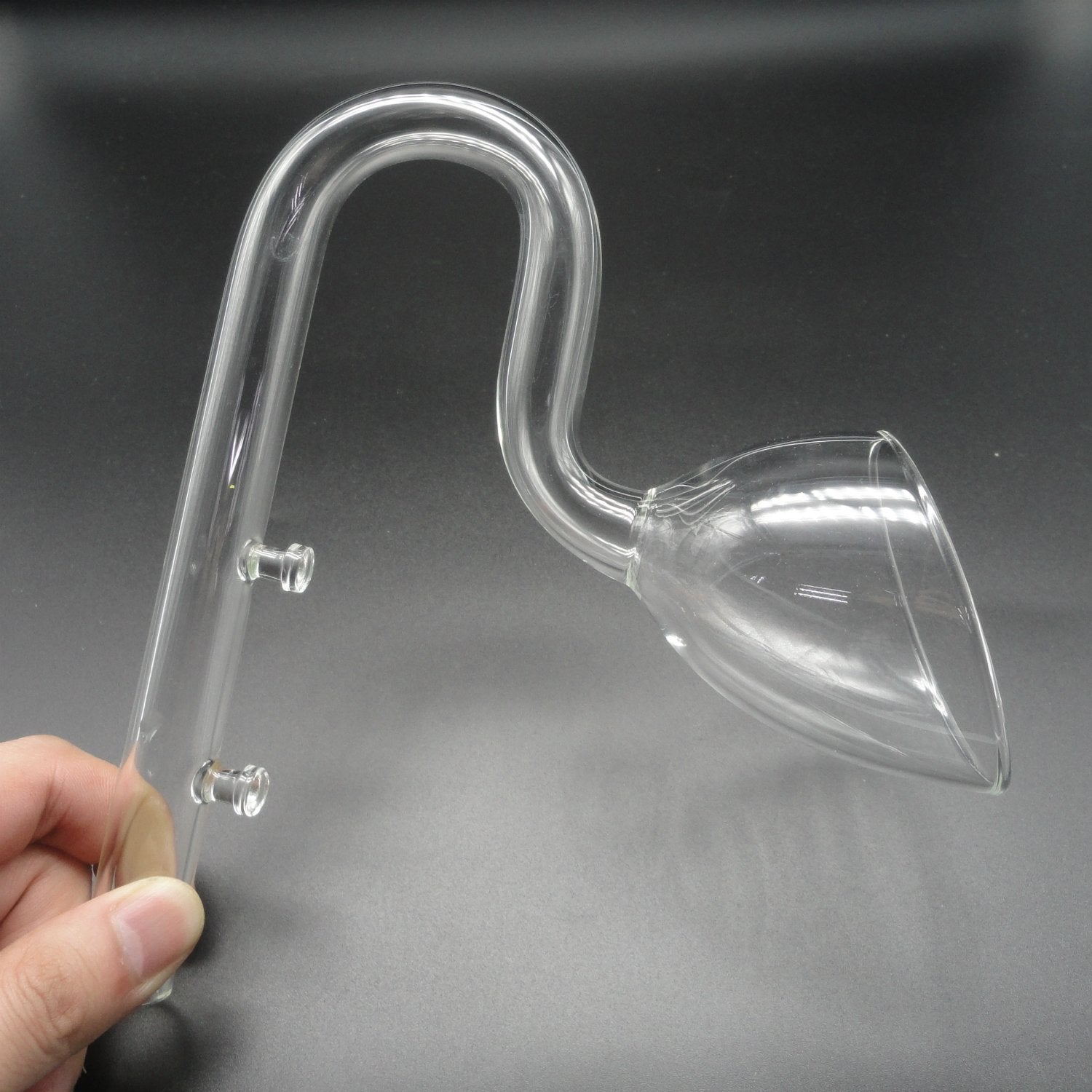 Jardli Glass Lily Pipe Outflow For Aquarium Planted Tank (20Mm For 19/25Mm (3/4' Id) Tubing)