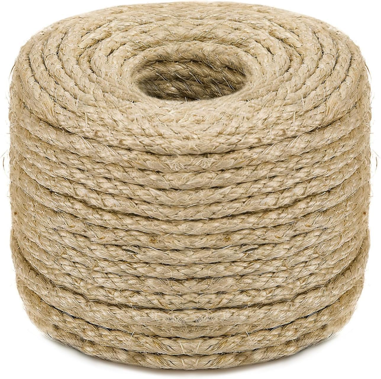 Sisal Rope For Cat Scratching Post Tree Tower Replacement For Repairing Recovering Or Diy Scratcher 4Mm 200Ft