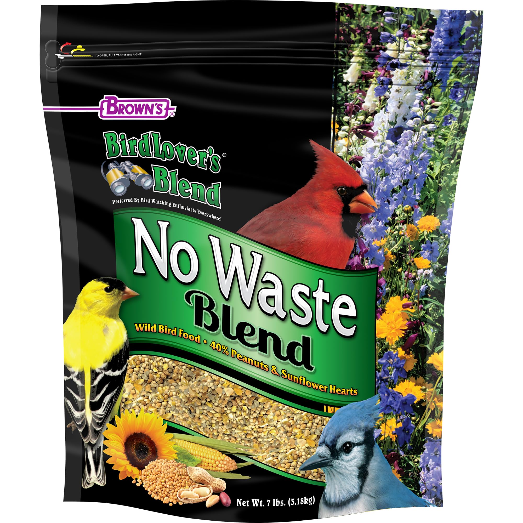 F.M. Browns BirdLovers Blend, 7-Pound, No Waste blend