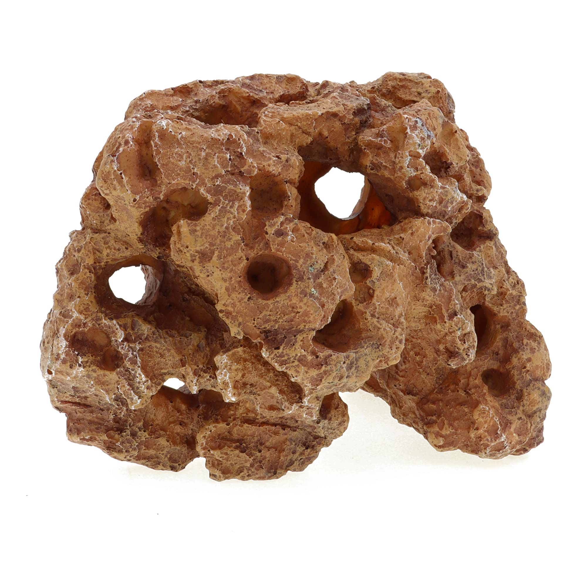 Alegi Large Aquarium Decorations Hideouts, Resin Aquarium Rock Mountain Hideaway Caves,Artificial Sea Coral Fish Tank Decoration