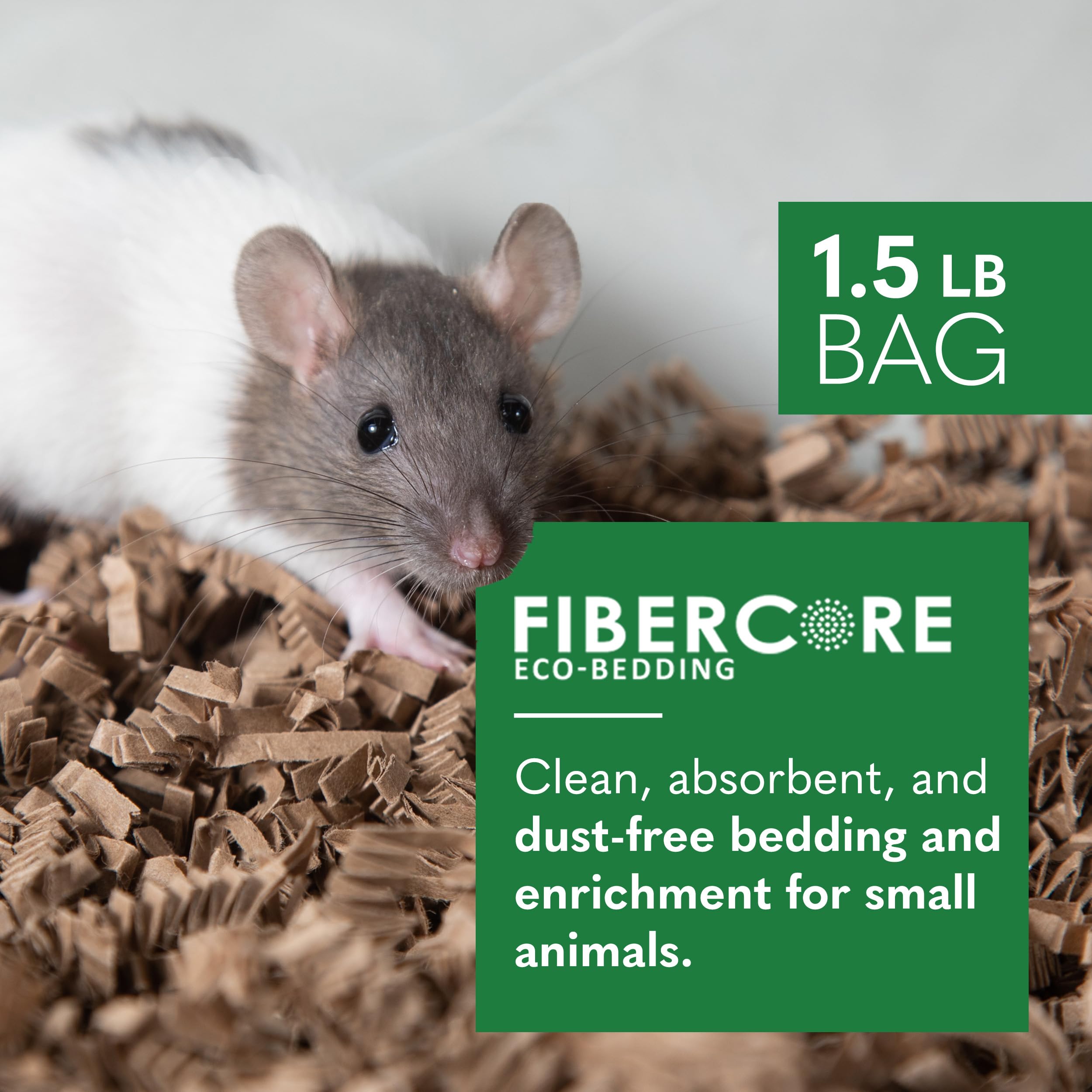 Eco Bedding 99% Dust Free Paper Bedding For Small Pets And Birds, Eco Natural, 30 L