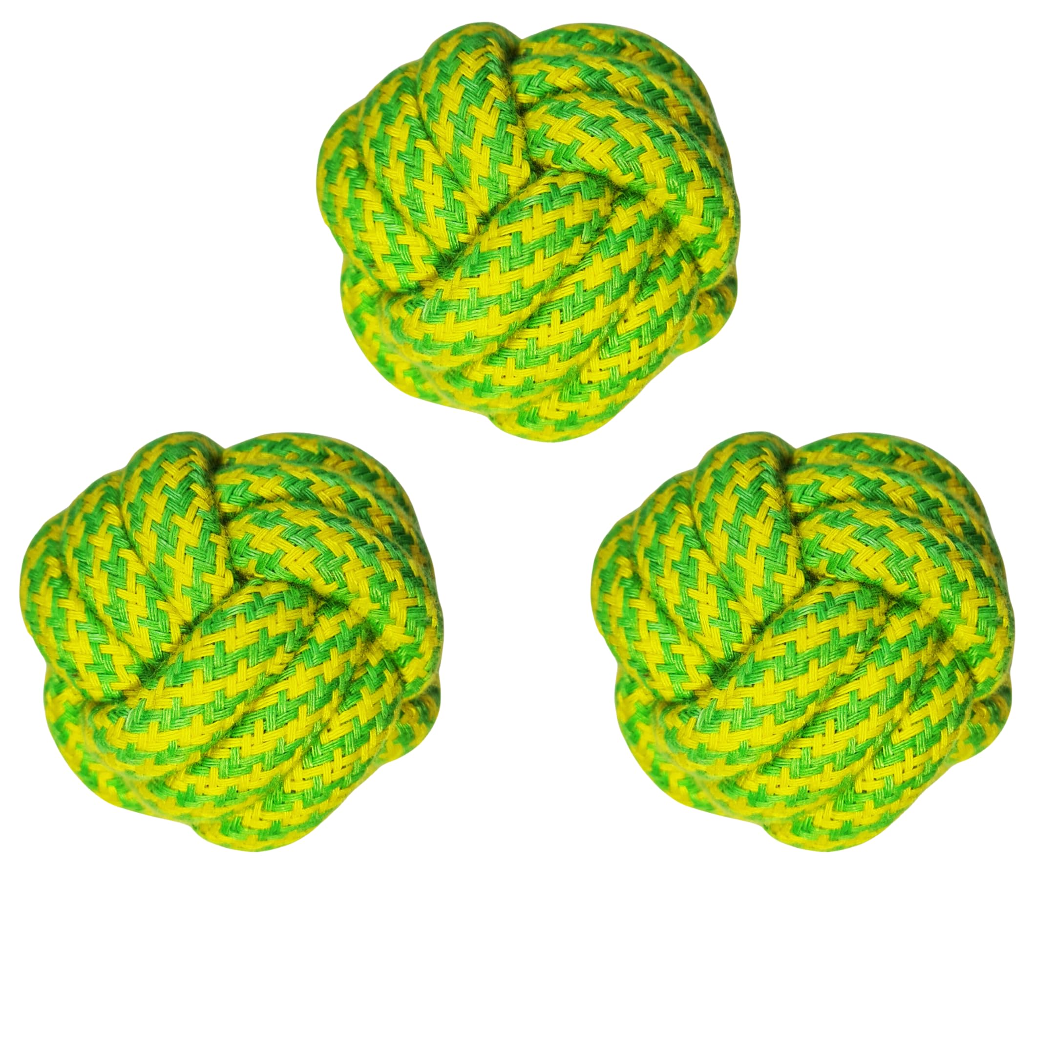 Captainfluffy Rope Toys For Dogs, Puppy Chew Teething Ball Toy Combo| Durable Cotton Dog Toys For Playing And Teeth Cleaning Tra