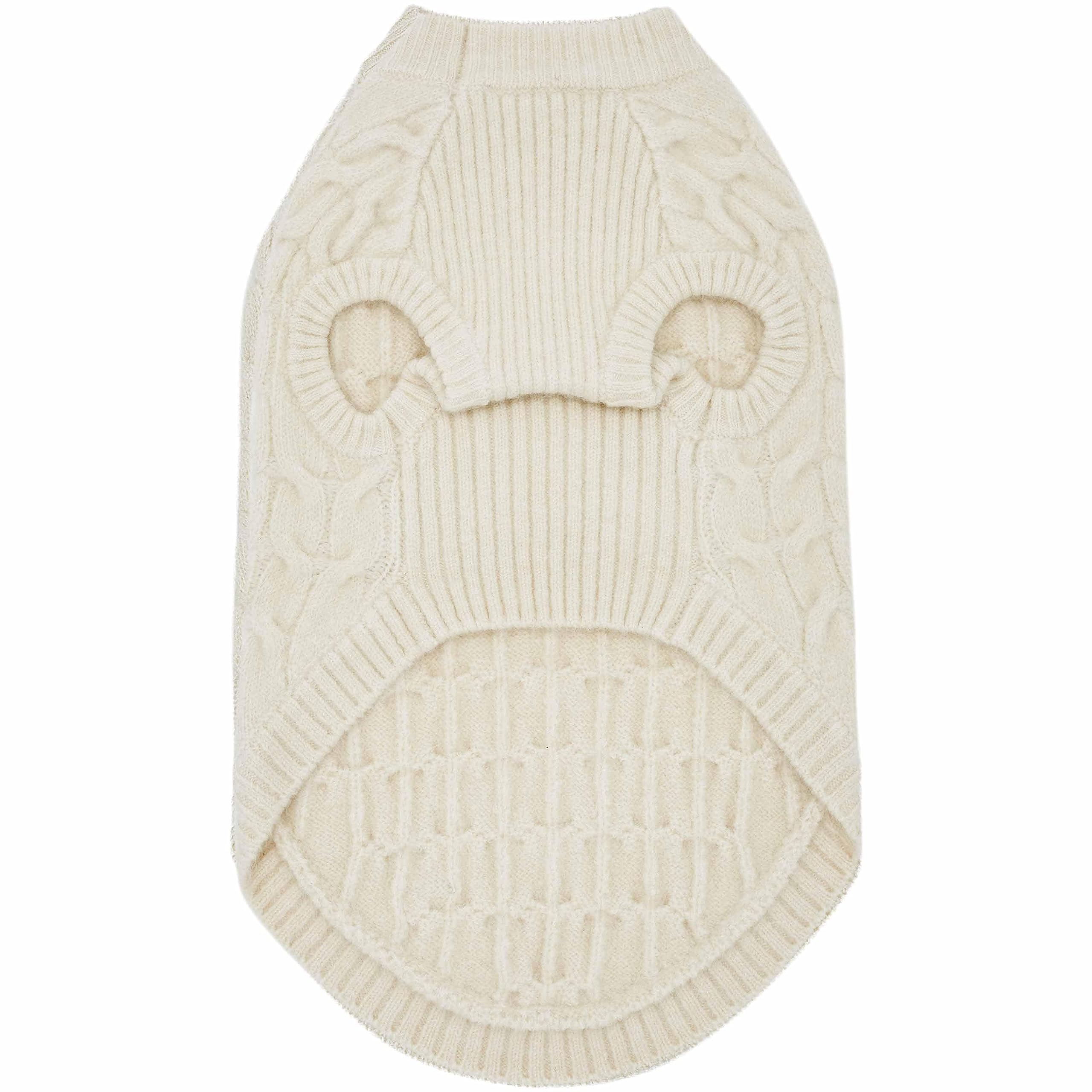 Blueberry Pet Dog Sweater, Classic Fuzzy Knit Pullover Crew-Neck Christmas Sweater, Dog Clothes & Pajamas, Sweater Vest, Small D