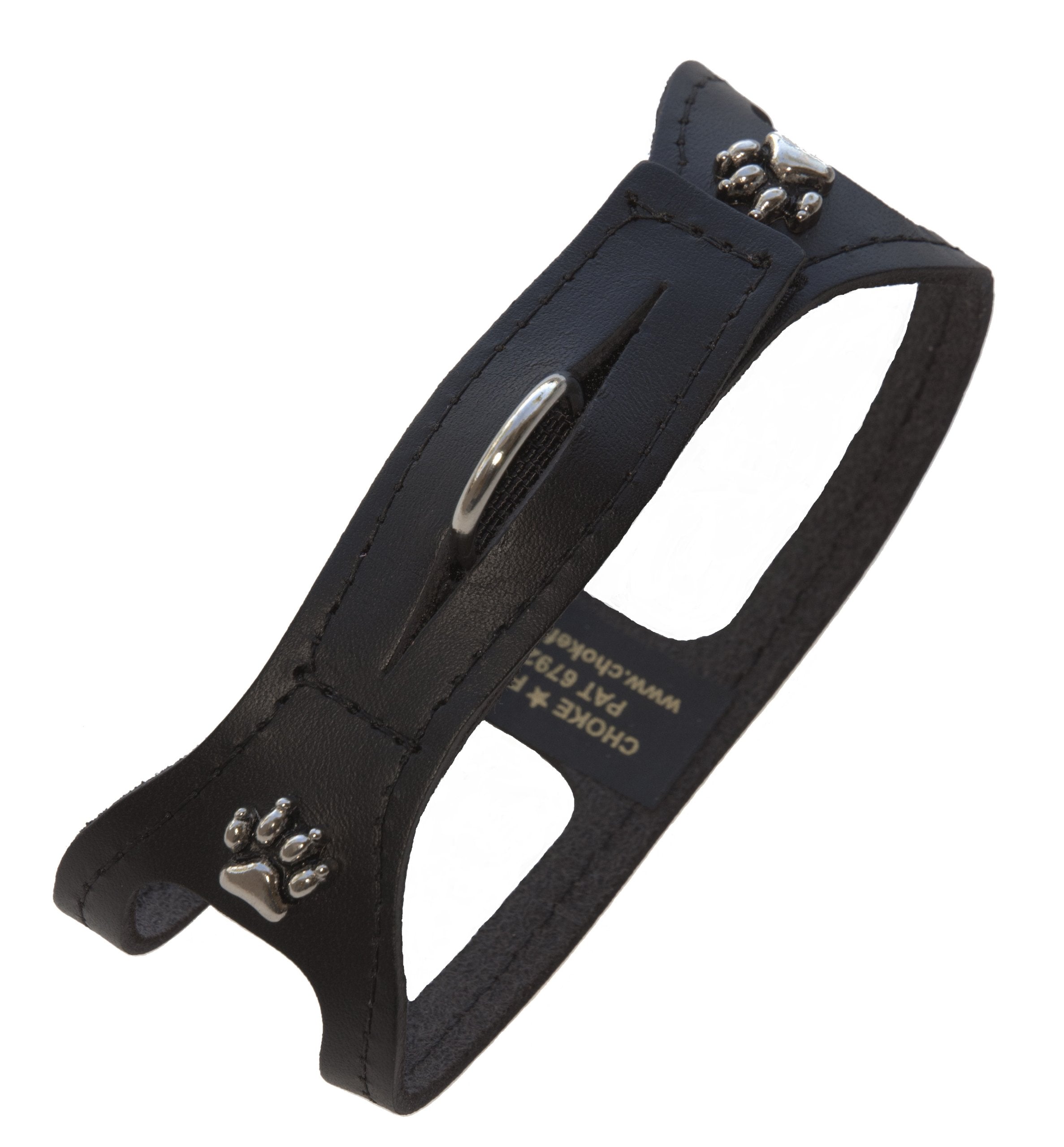 Chokefree Pet Shoulder Collar, 11-Inch, Non Metallic Black