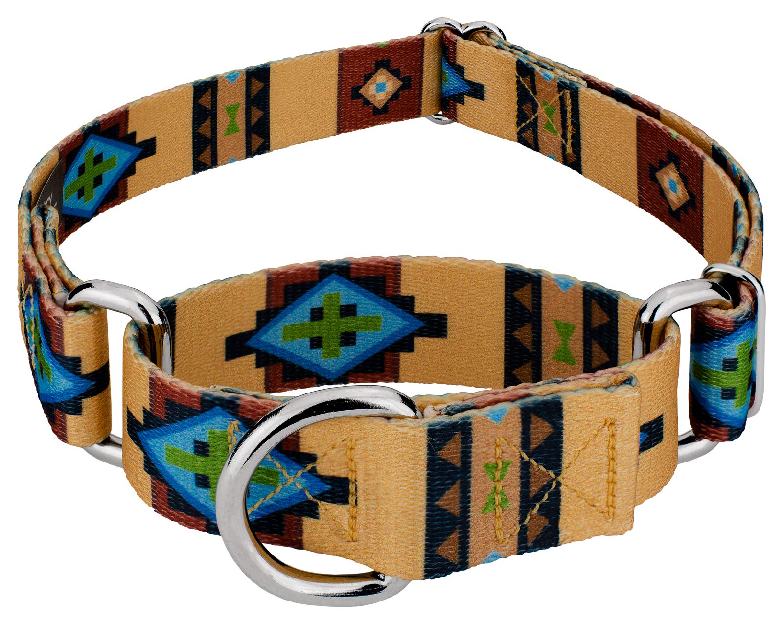 Country Brook Petz - Native Arizona Martingale Dog Collar - Country And Western Collection Featuring Rustic Designs (1 Inch, Ext