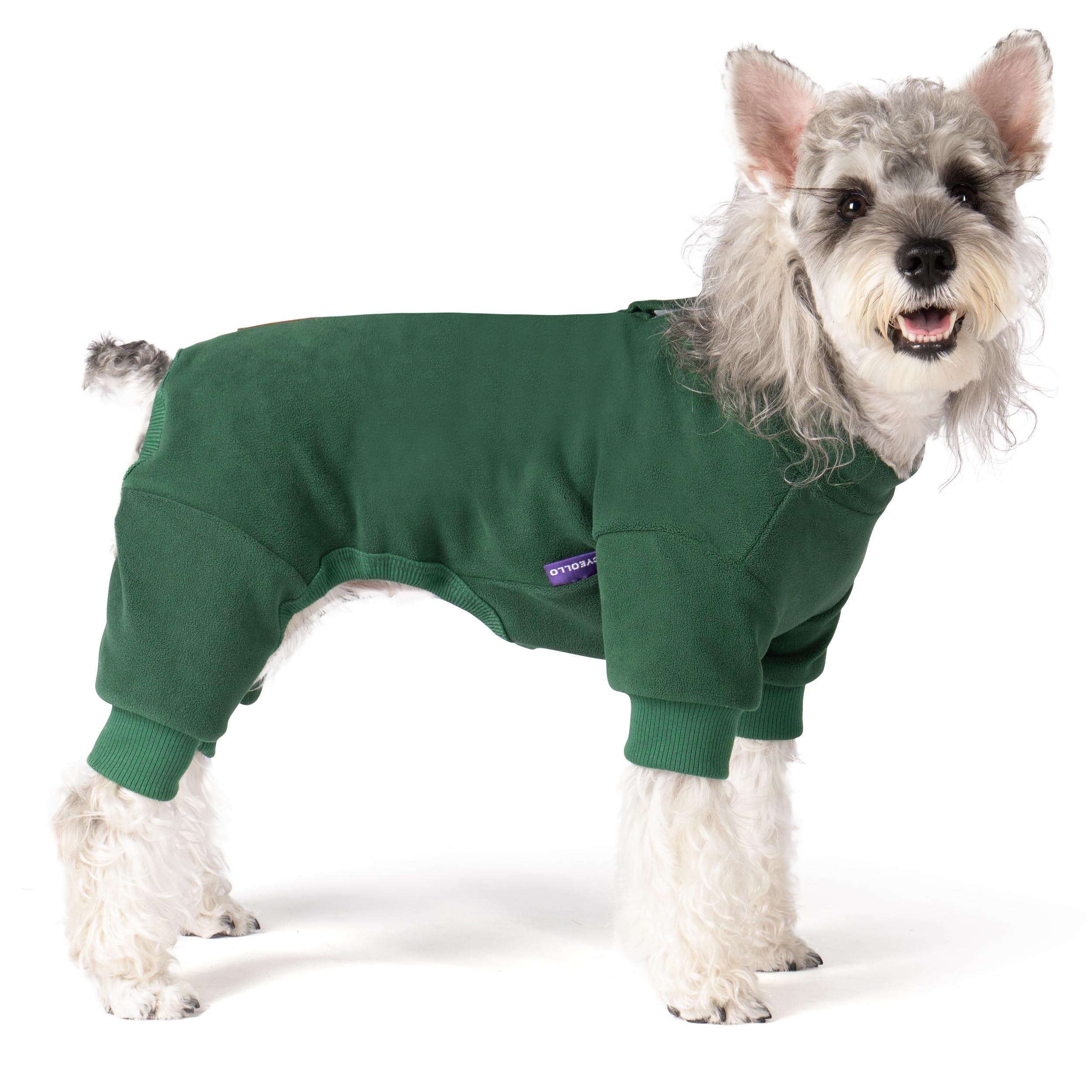 Cyeollo Dog Pajamas Extra Small, Soft Fleece Pet Onesie Coat For Small Dogs Pjs Warm Puppy Stretchable Jumpsuit Cold Weather Dog
