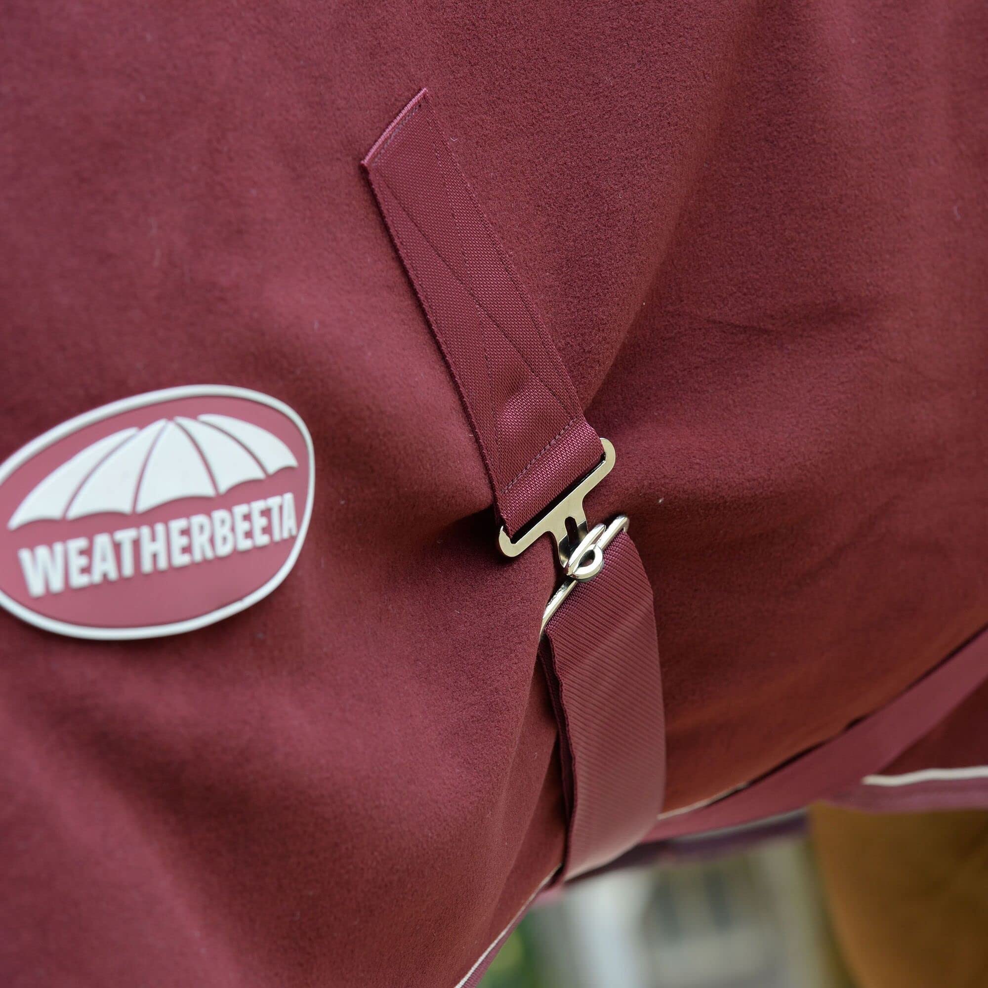 Weatherbeeta Sherpa Fleece Cooler Standard Neck, Maroon/White, 84'