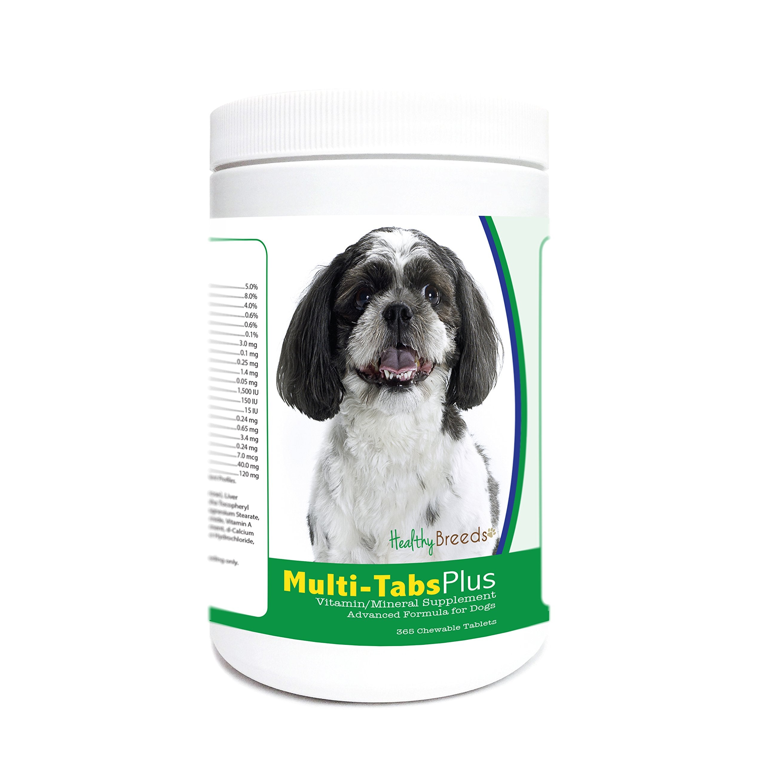 Healthy Breeds Shih-Poo Multi-Tabs Plus Chewable Tablets 365 Count