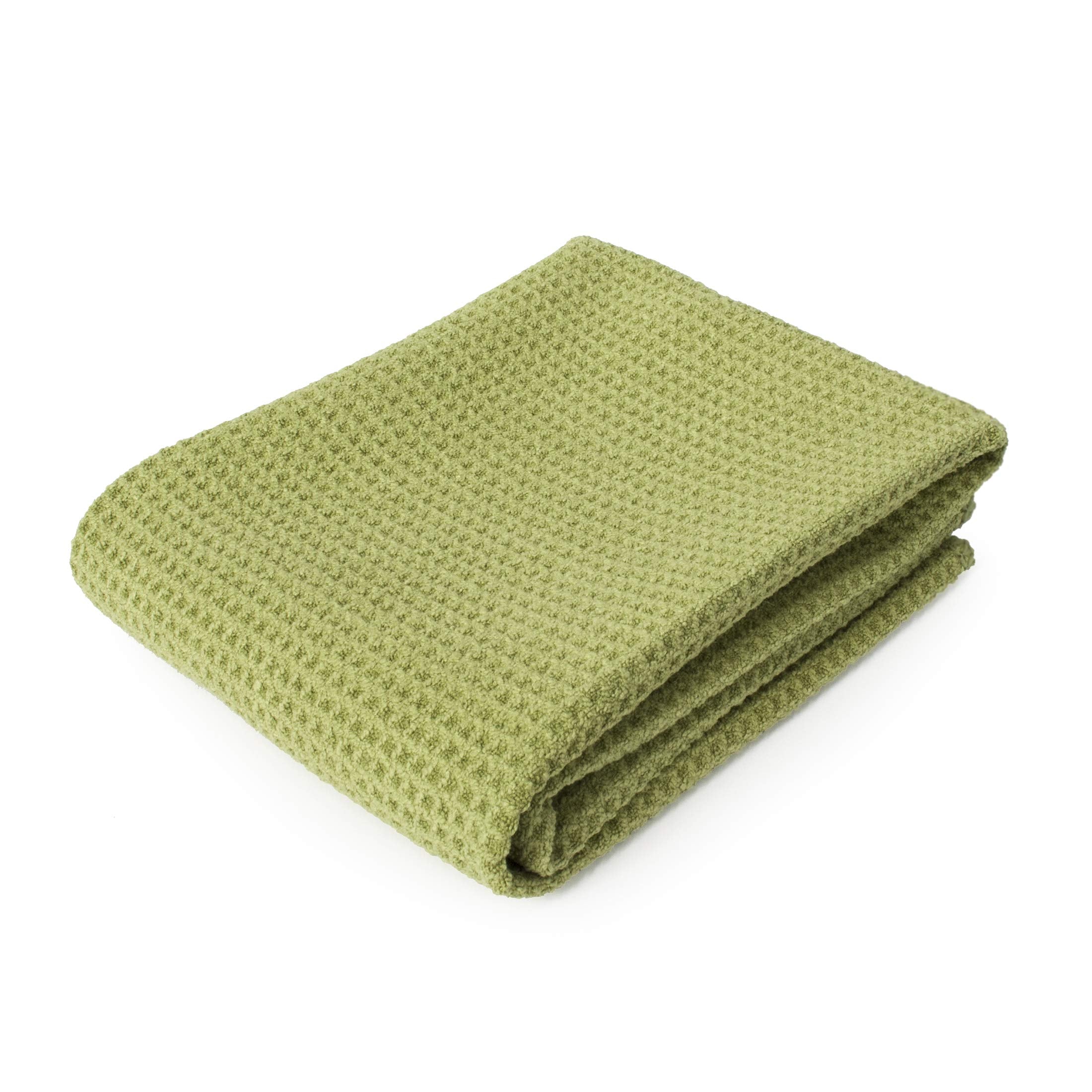 ECP Equine Comfort Products Waffle Weave Wipe Down Cloth Olive