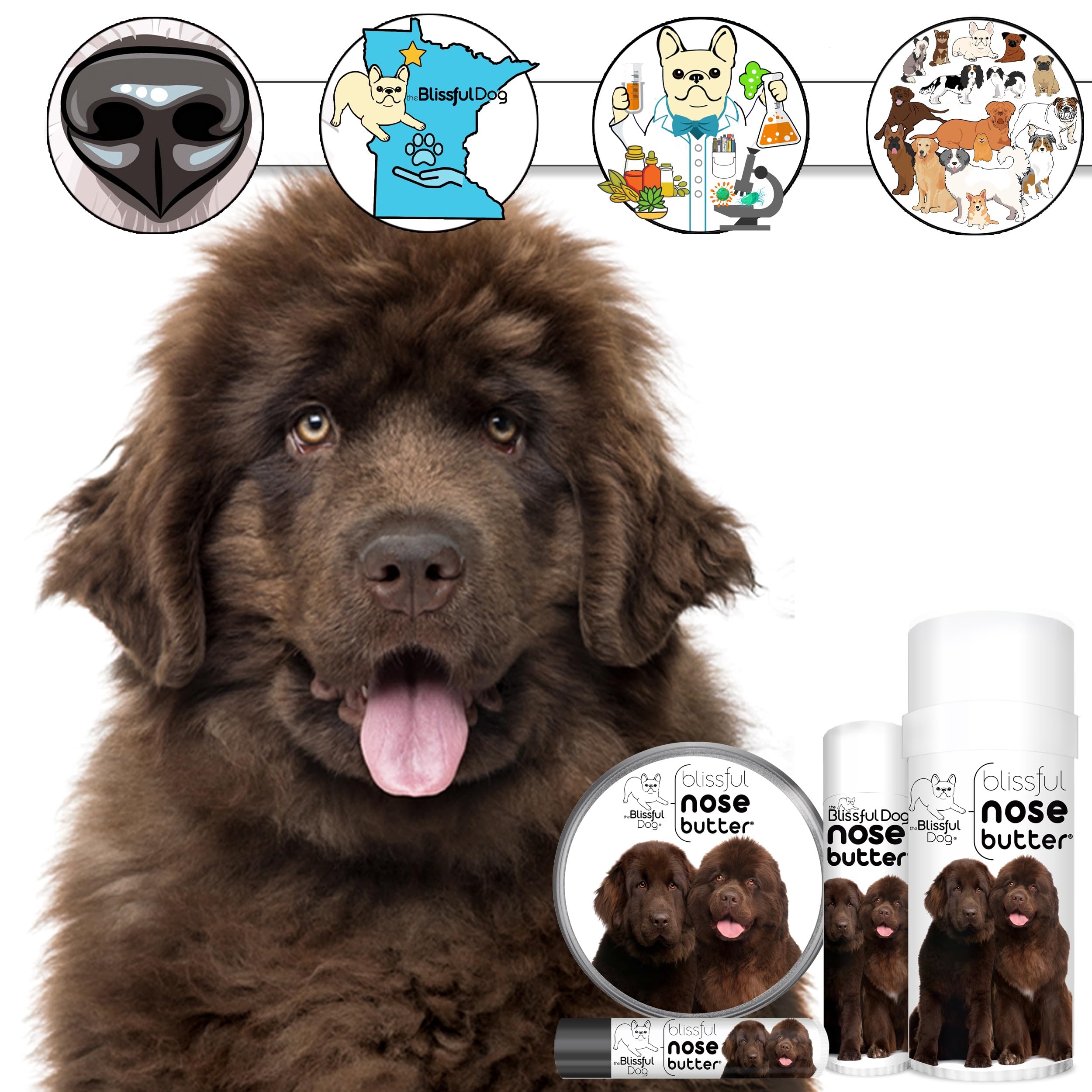 The Blissful Dog Bronze Newfoundland Nose Butter