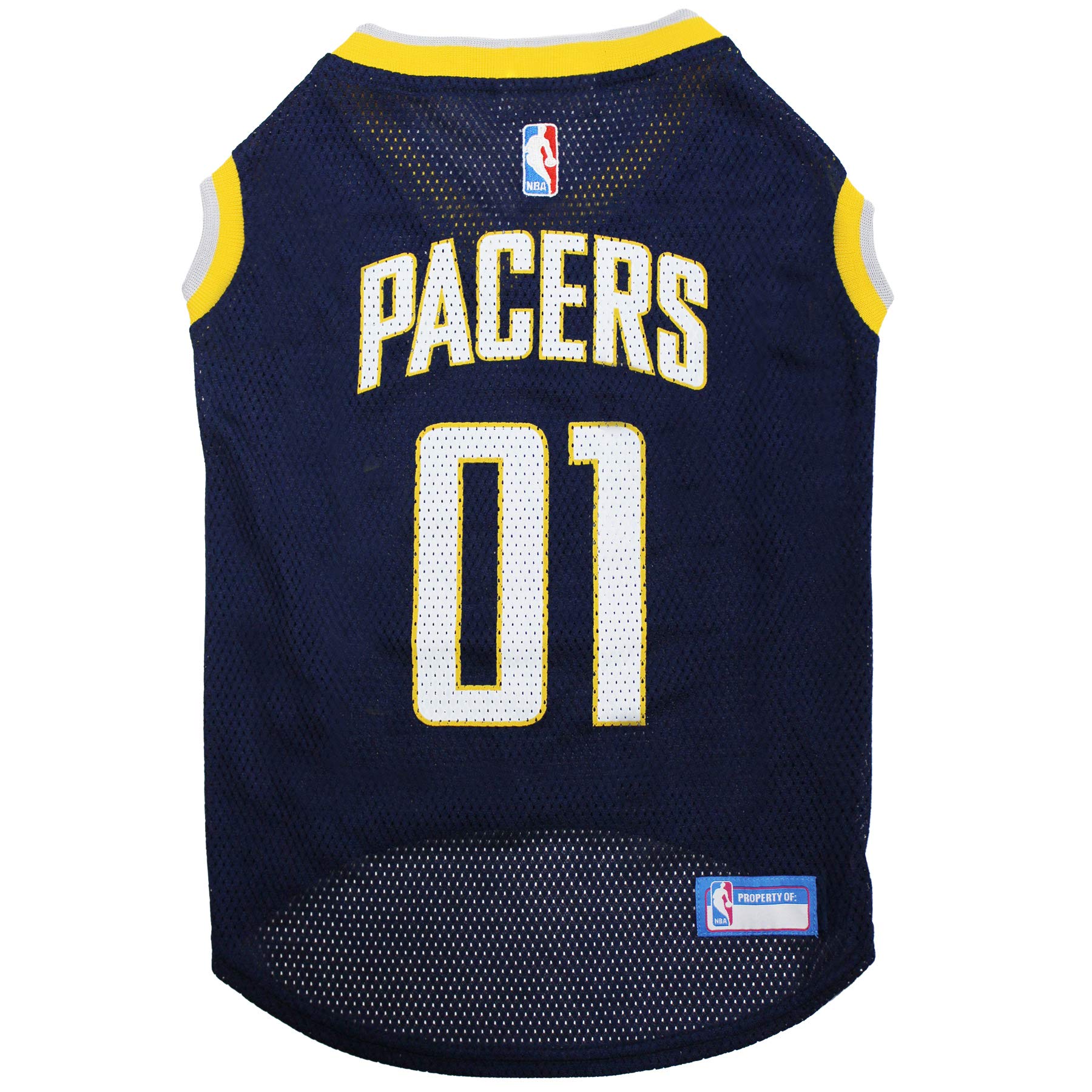 Pets First NBA INDIANA PACERS DOG Jersey, Large - Tank Top Basketball Pet Jersey