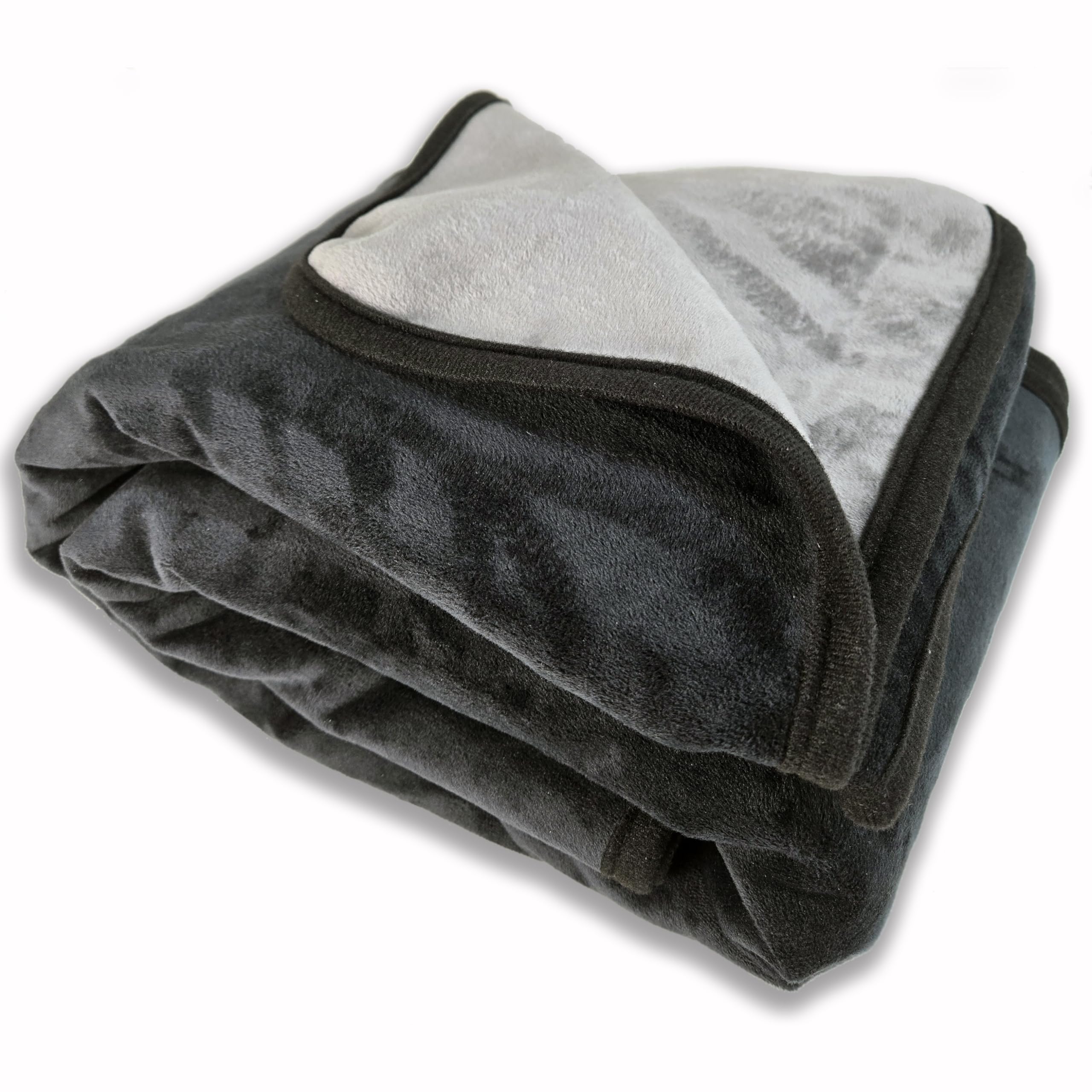 Wesbrad Waterproof, Super Soft, Leak Proof, Totally Pee Proof, Ez-Wash, Durable (60''X50'', Black/Grey) Two-Color Reversable, 3