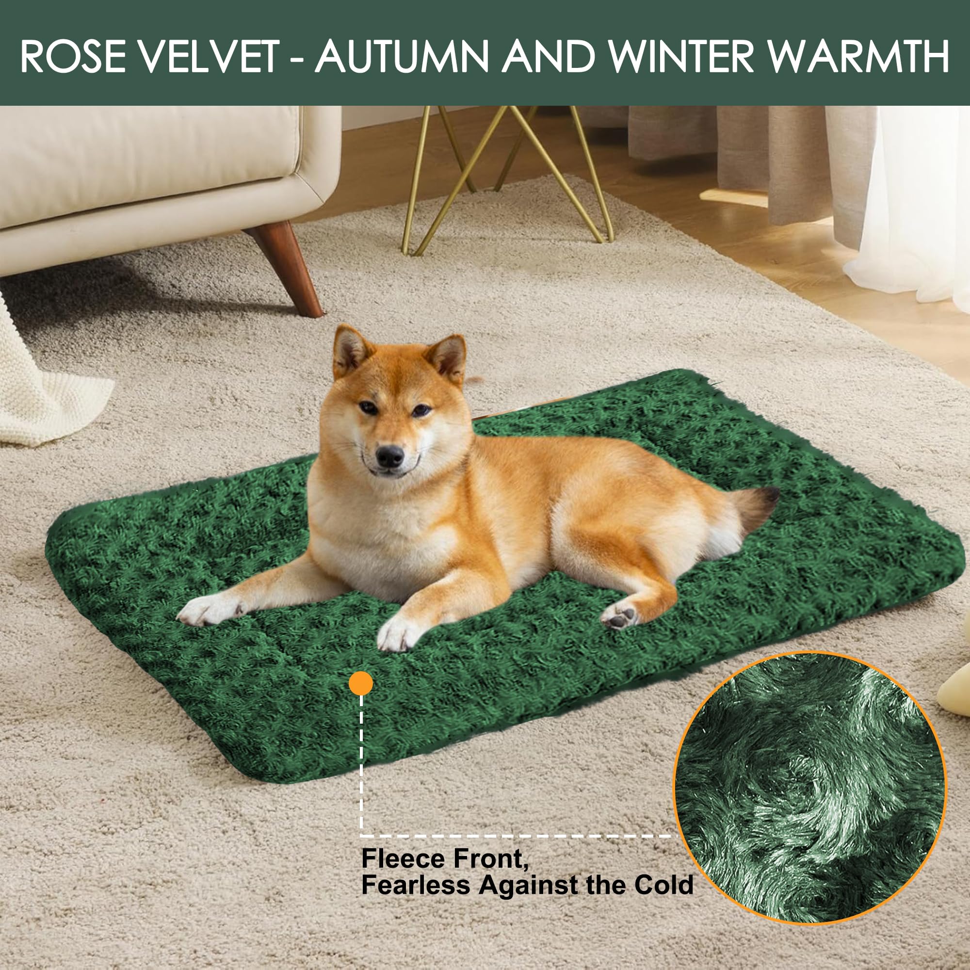 Small Dog Beds For Puppies - Soft, Washable Mats Specifically Designed For Cages, Chew Proof And Travel-Friendly, Perfect For Sm