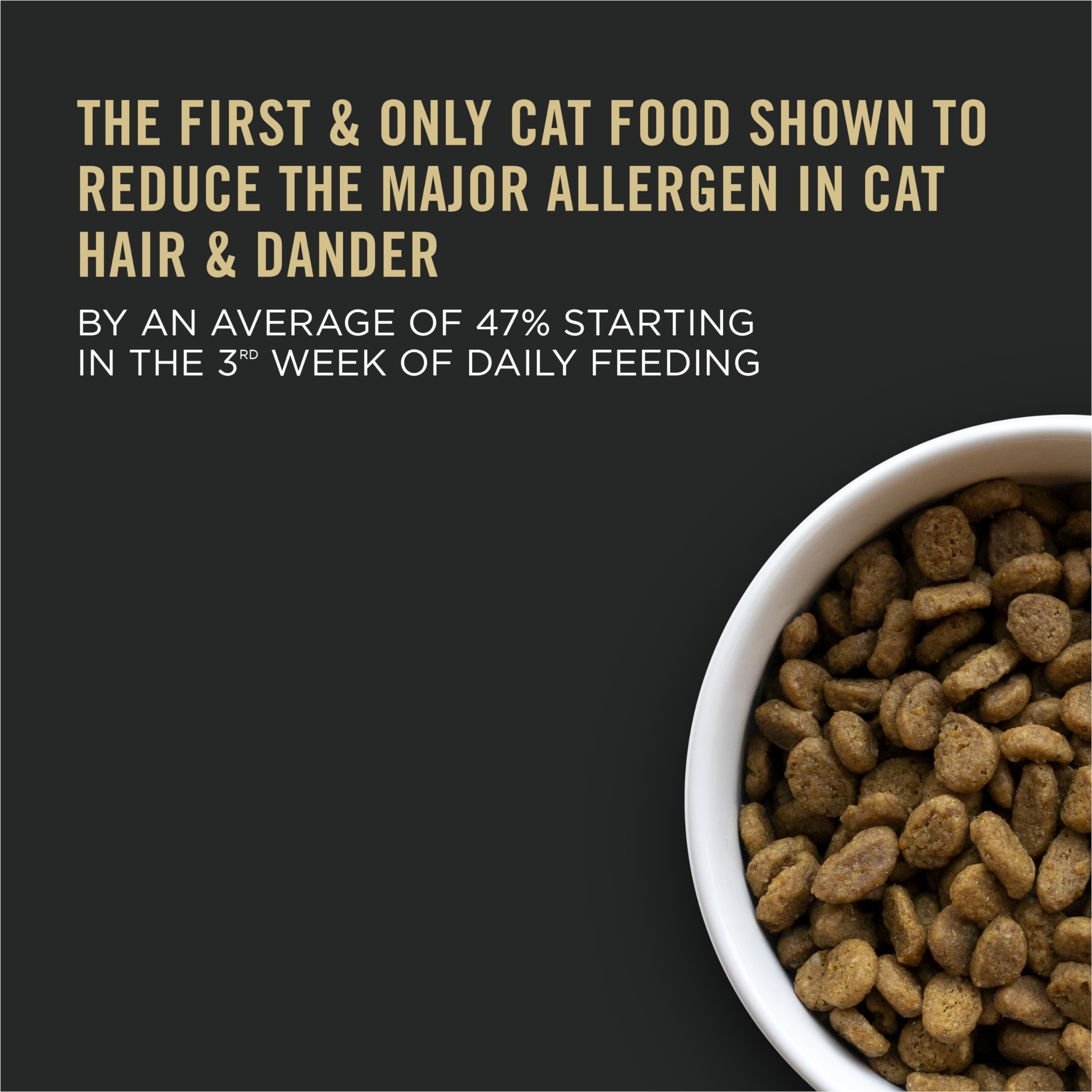 Purina Pro Plan Allergen Reducing, High Protein Cat Food, LIVECLEAR Salmon and Rice Formula - 16 lb. Bag
