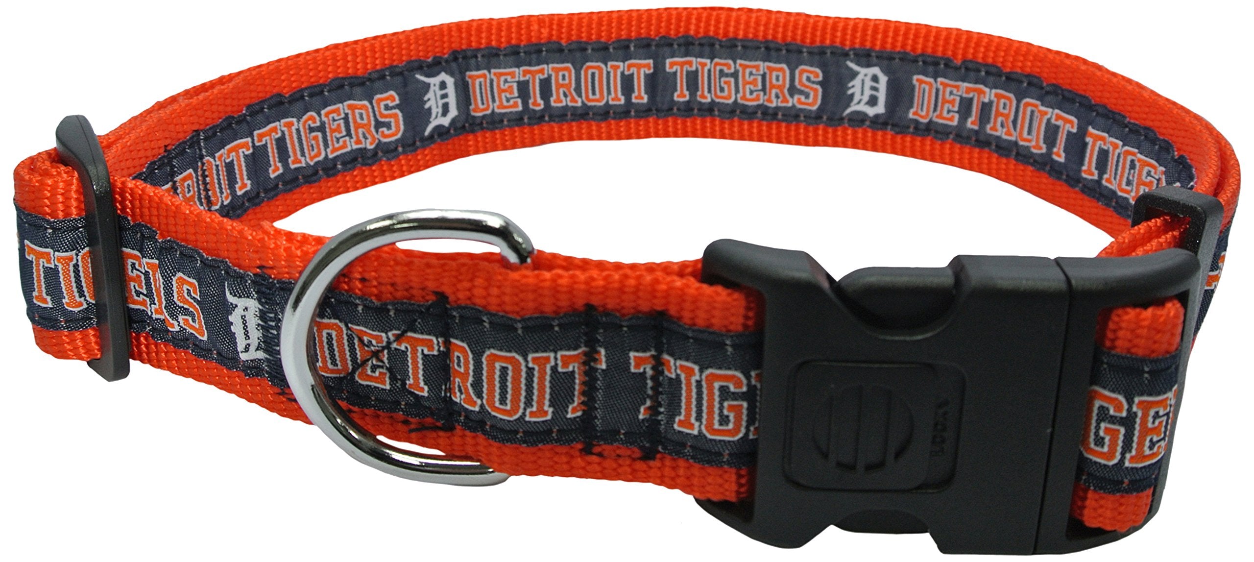 Mlb Detroit Tigers Dog Collar, X-Large