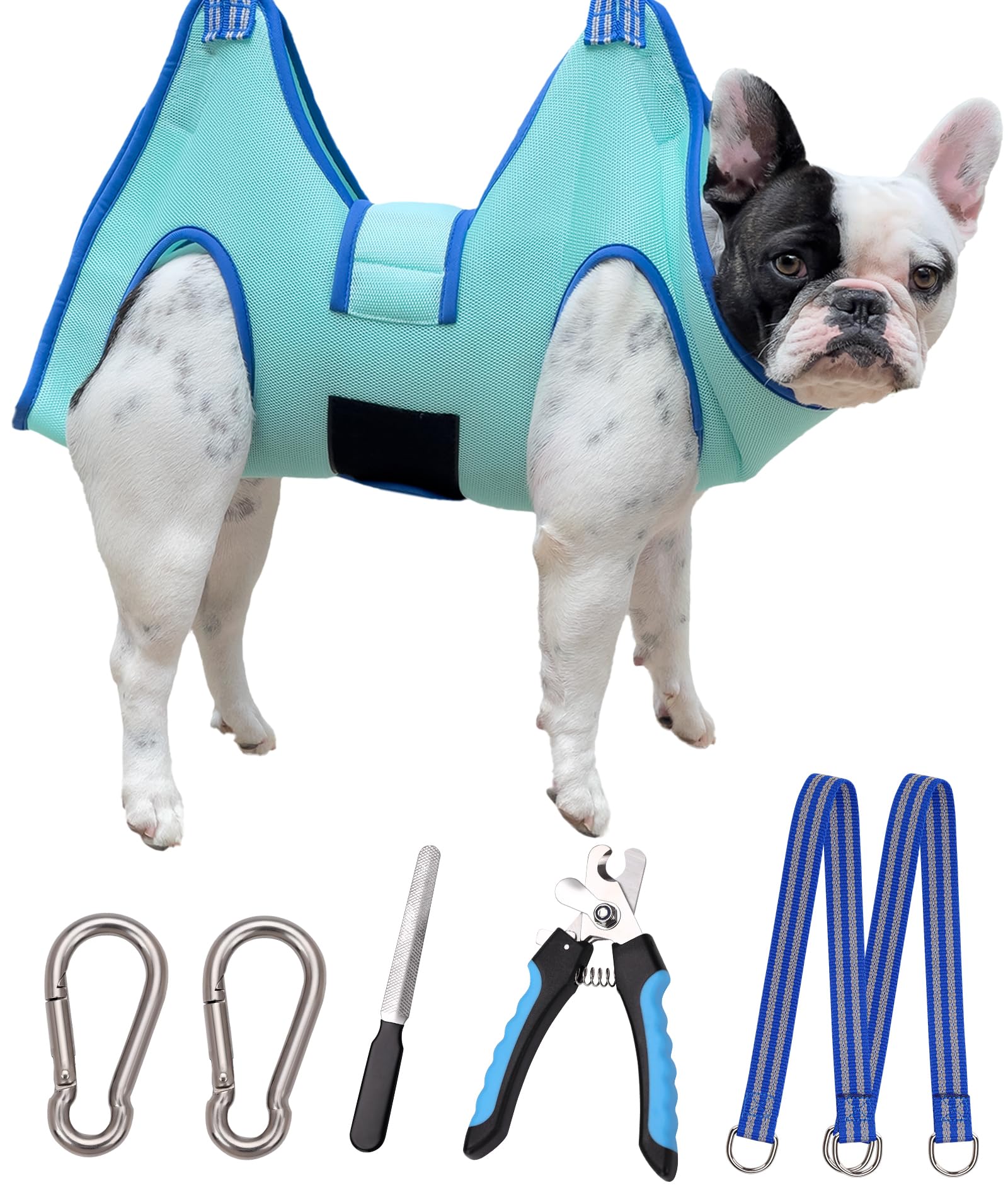 Kkiimatt Dog Grooming Hammock, 2023 New Edition Medium Dog Hanging Harness Holder For Nail Clipping, Dog Nailtrimming Cutting Ha