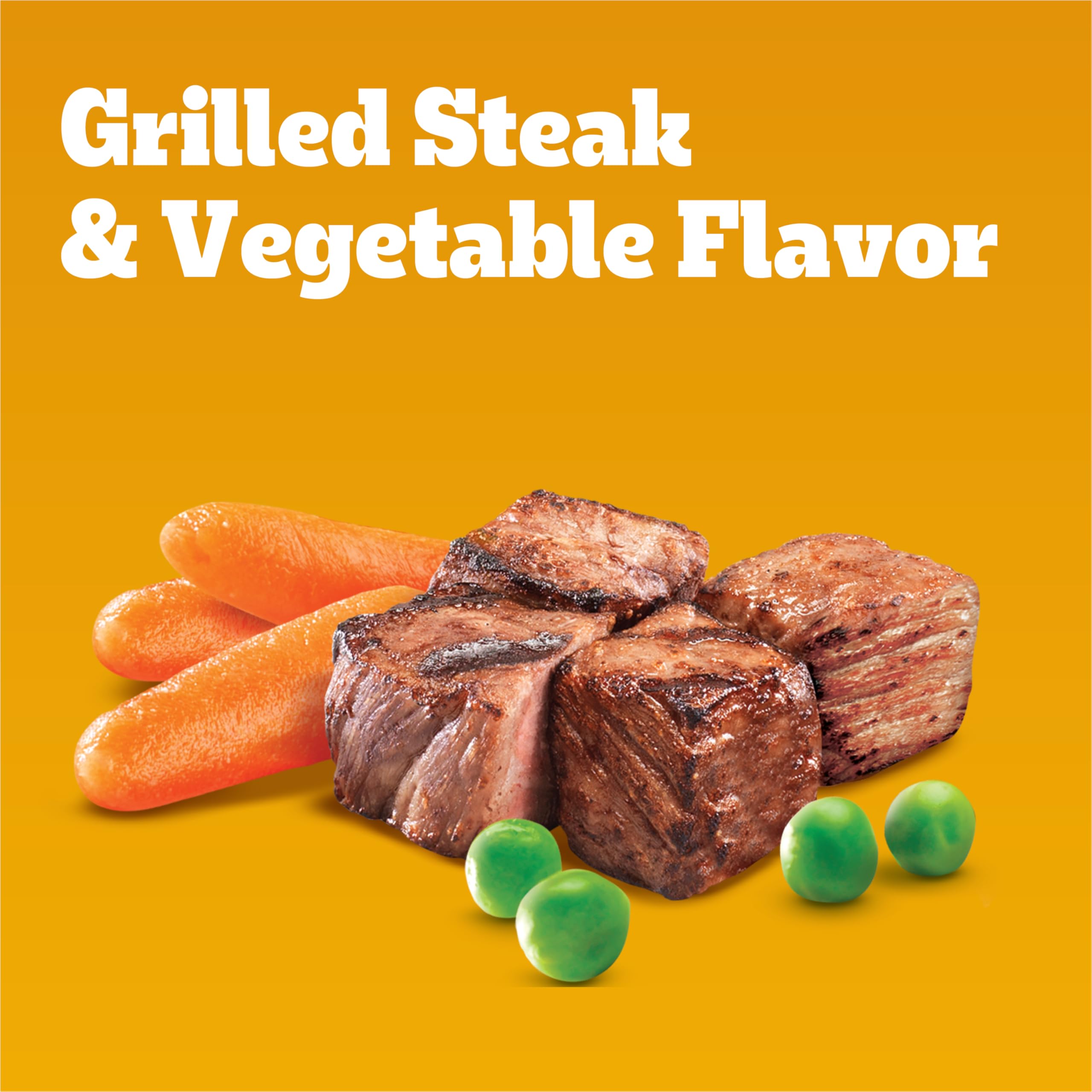 PEDIGREE Puppy Growth & Protection Dry Dog Food Grilled Steak & Vegetable Flavor, 3.5 lb. Bag