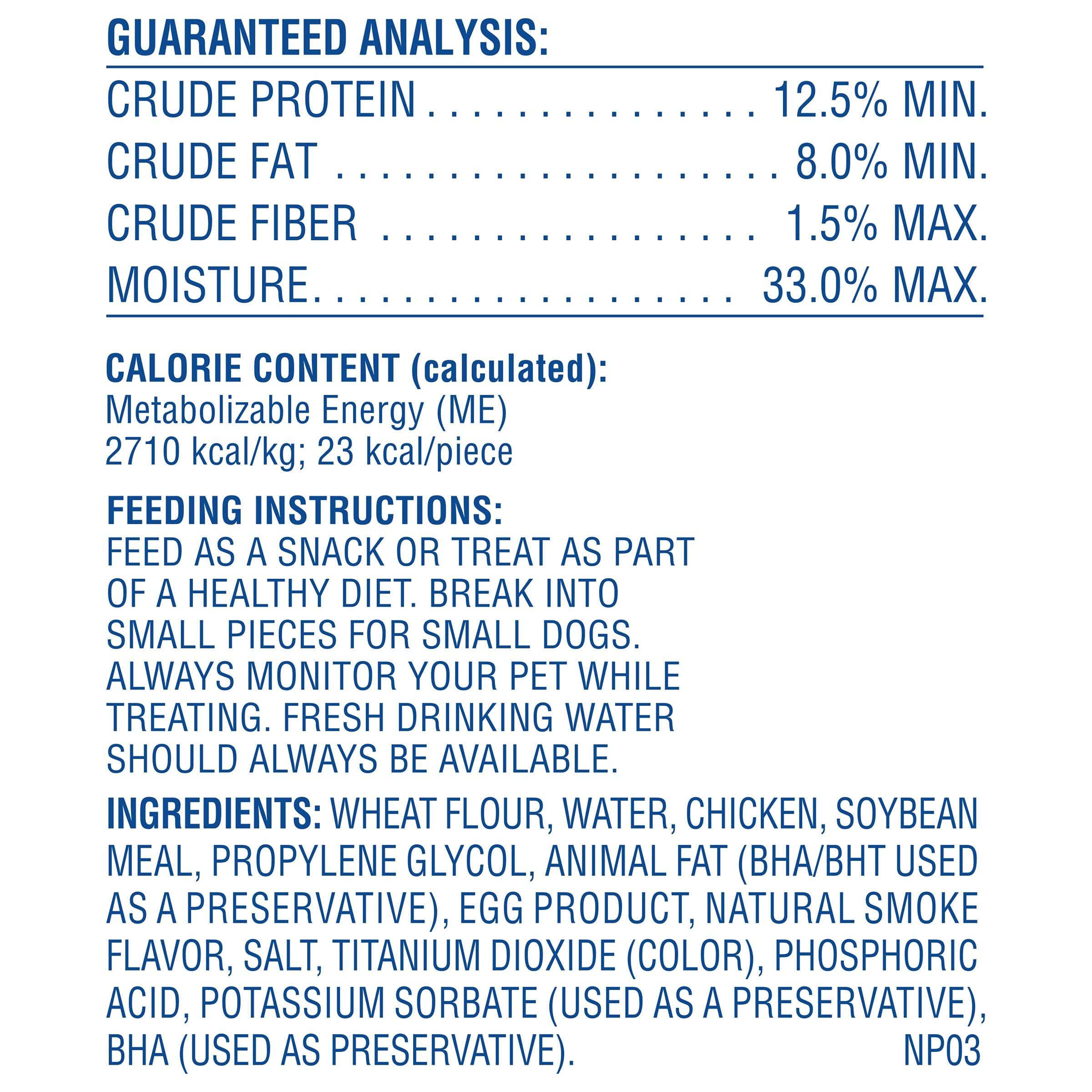 Canine Carry Outs Dog Treats, Chicken Flavor, 22.5 Ounce (Pack of 4), Made with Real Chicken