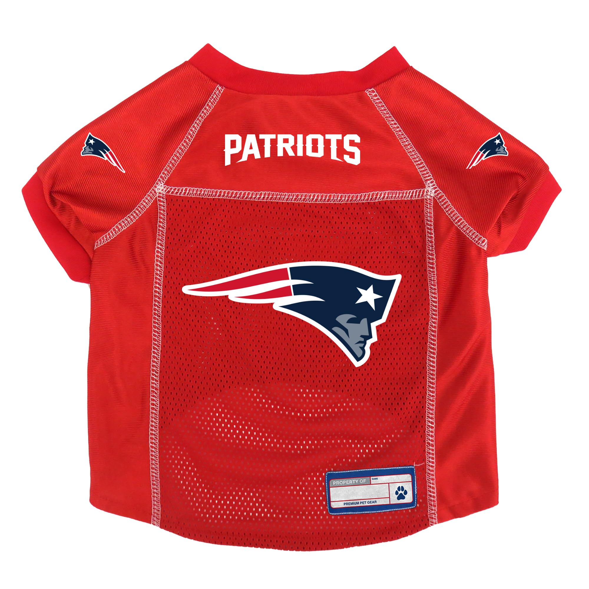 Littlearth NFL New England Patriots Basic Pet Jersey, X-Large