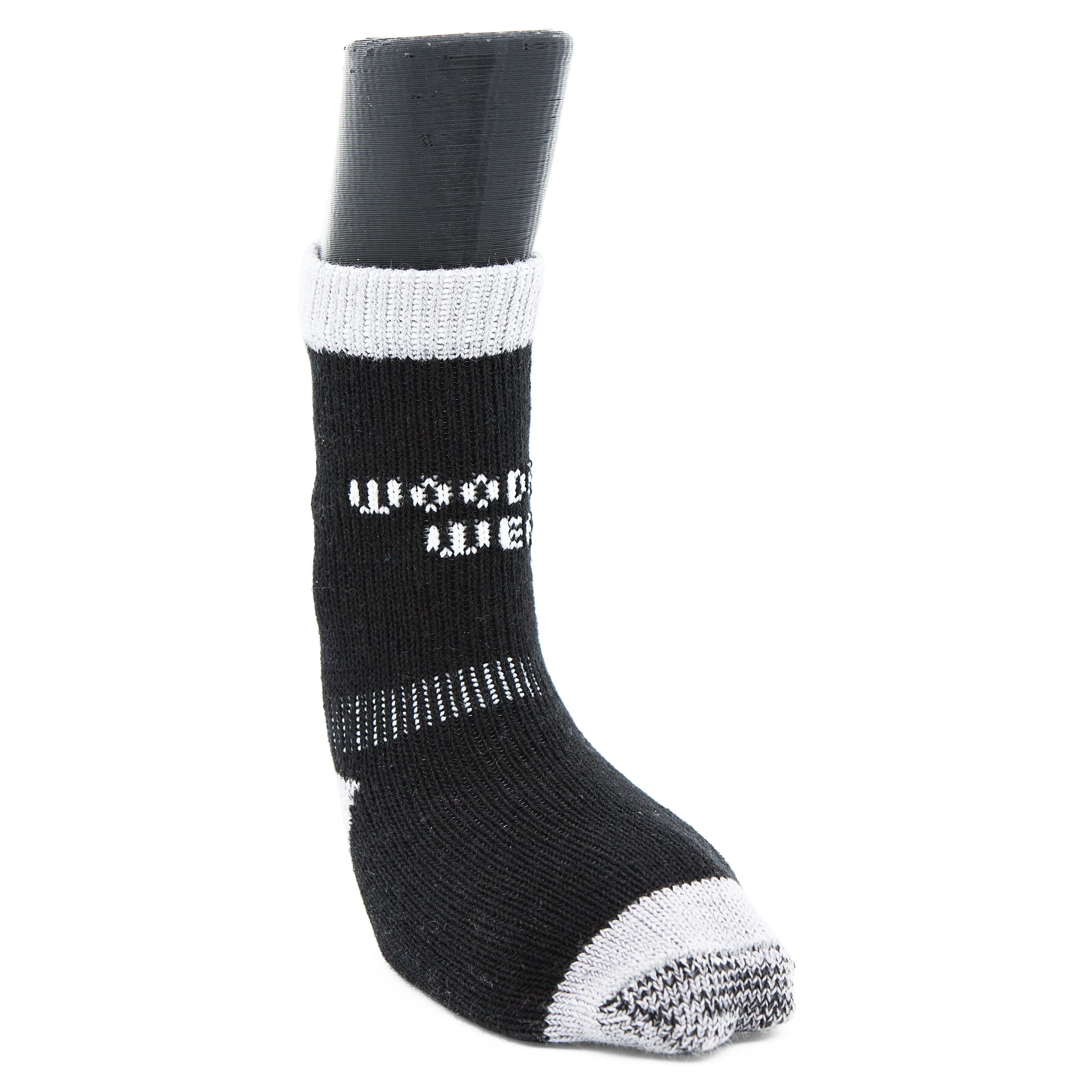 Woodrow Wear, Power Paws Greyhound Edition Advanced, Black/Grey, XS, fits 7-15 lbs.