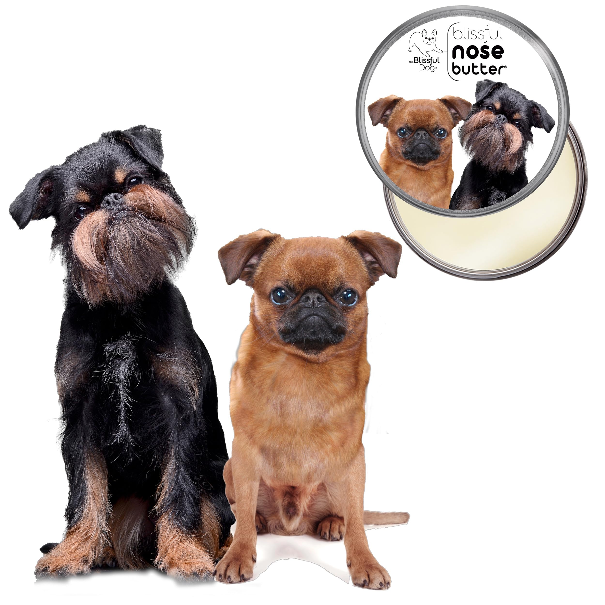 The Blissful Dog Brussels Griffon Unscented Nose Butter, 4-Ounce