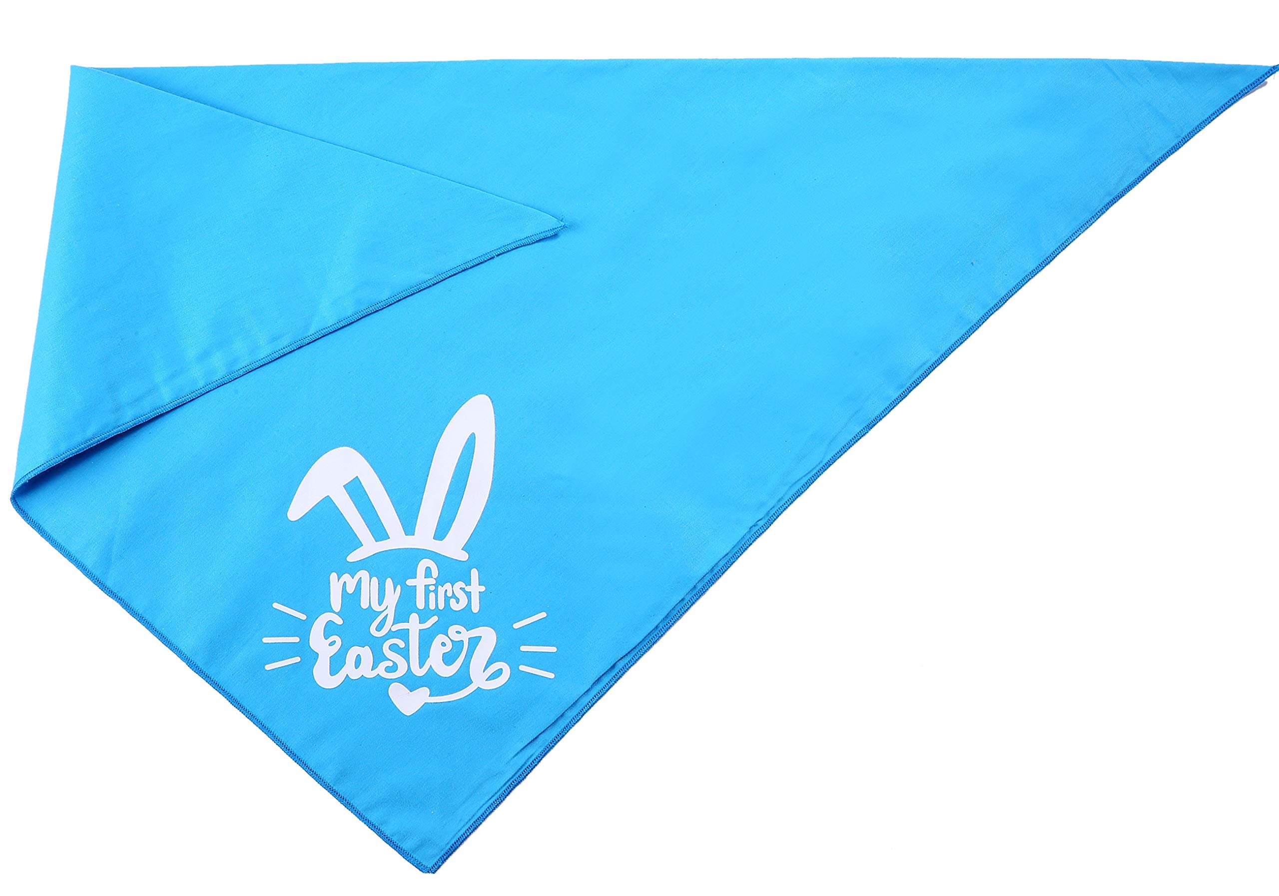 Pawskido Easter Dog Bandana Reversible Triangle Bibs Pet Scarf