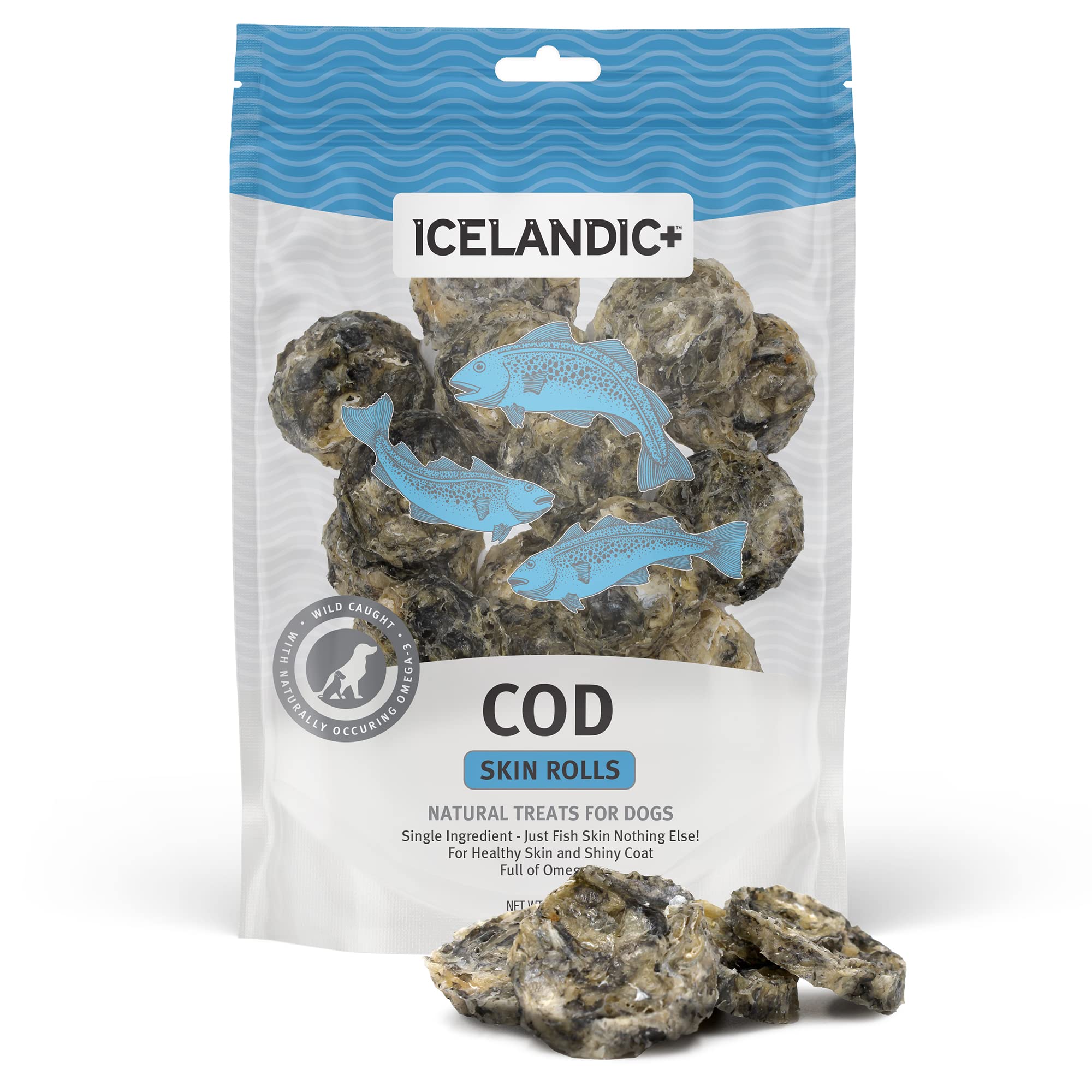 Icelandic  Cod Skin Rolls Single 3Oz Bag