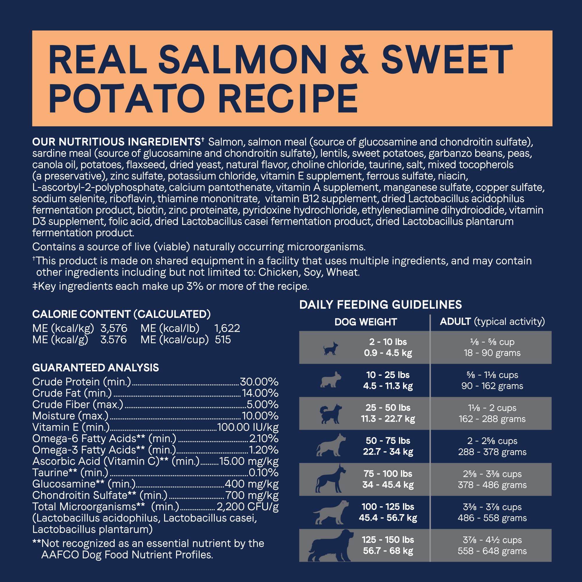 Canidae Pure Real Salmon & Sweet Potato Recipe Adult Dry Dog 4 LB (packaging may vary)