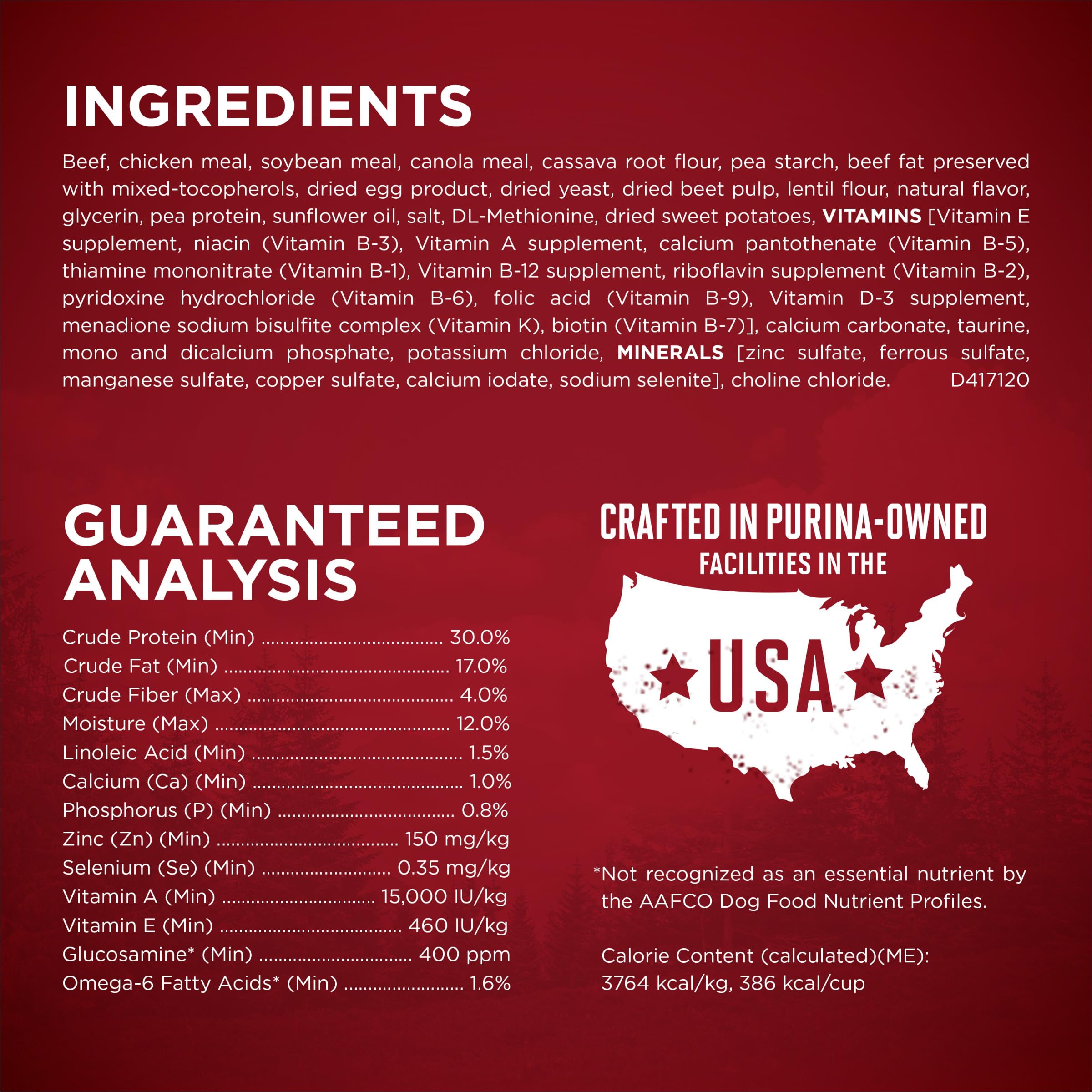 Purina ONE Grain Free Natural Dry Dog Food, SmartBlend True Instinct With Real Beef - 6 lb. Bag, Model:00017800177436
