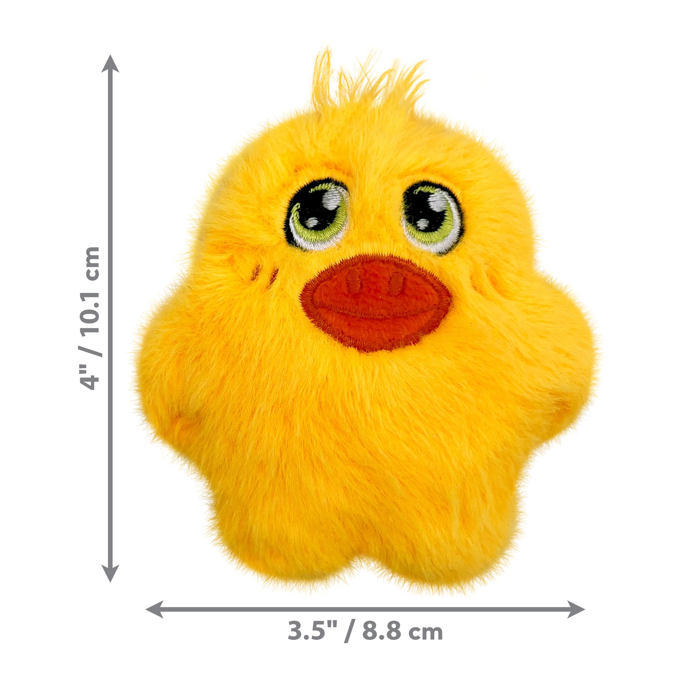 Kong Snuzzles Kiddos Mini Extra Small Dog Toy - Soft Plush Squeaky Toy For Small Dogs & Puppies (Duck/Pig Combo)