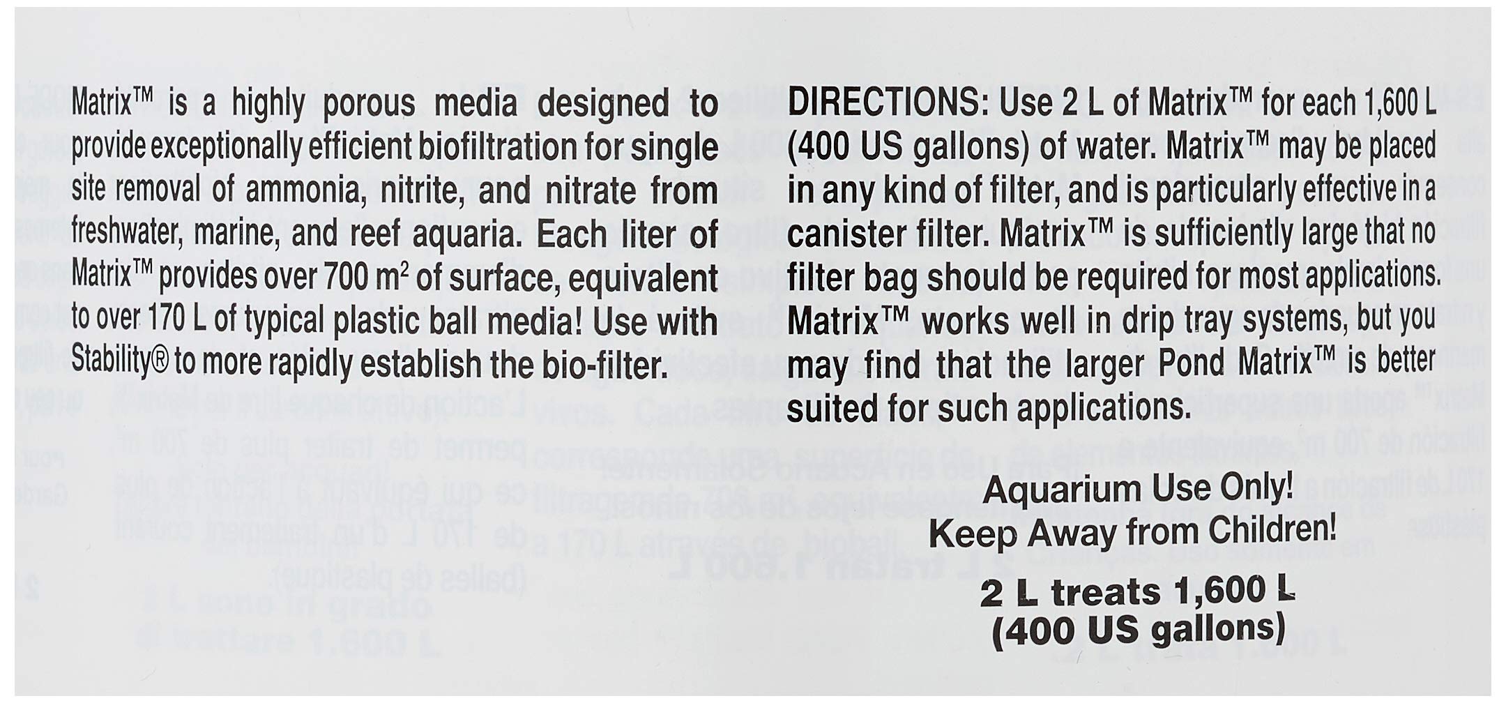 Matrix, 2 L / 67.6 Oz.