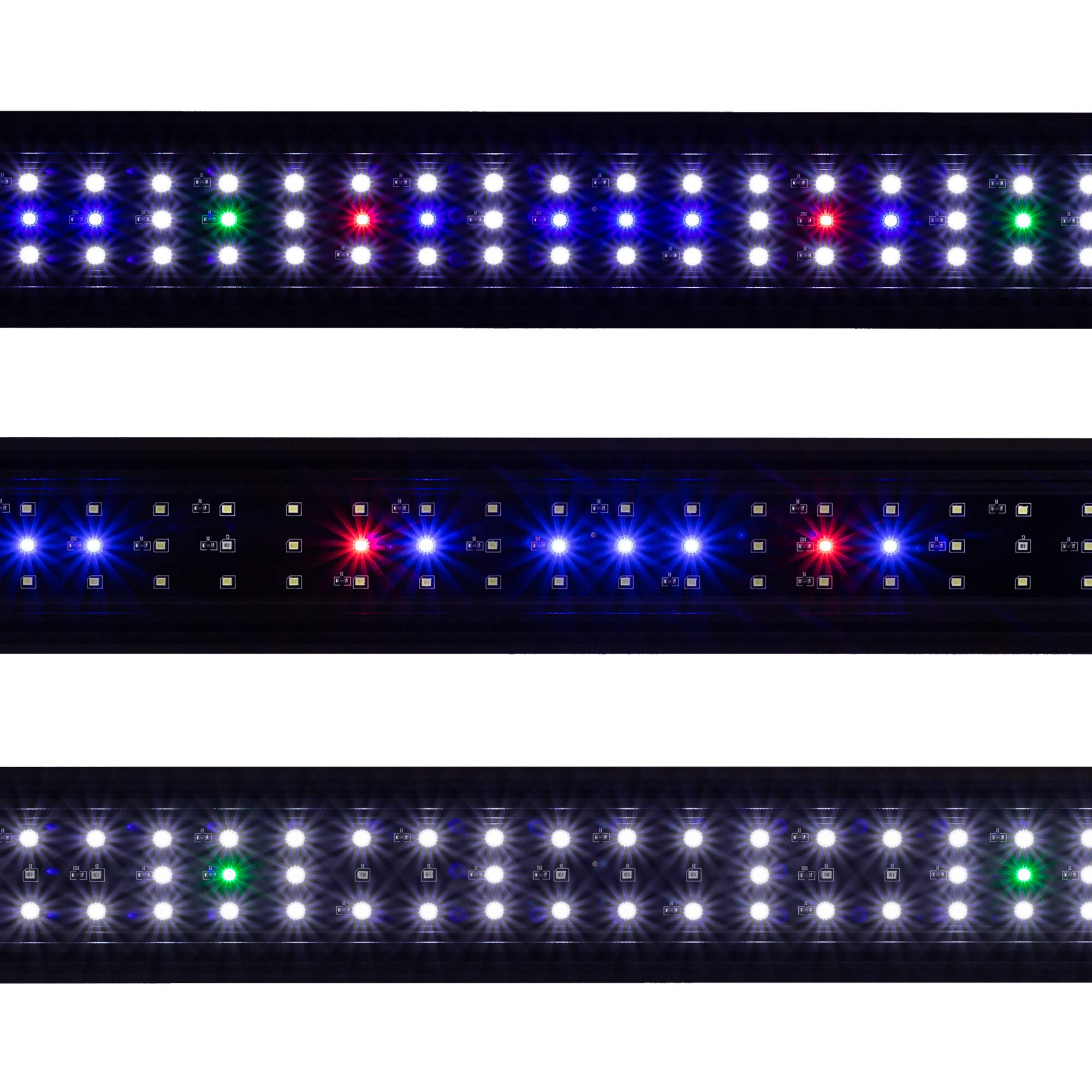 Beamswork Vivio Full Spectrum LED Timer Adjustable Dimmer Aquarium Fish Tank Light Freshwater 12 20 24 30 36 48 (30 - 36)
