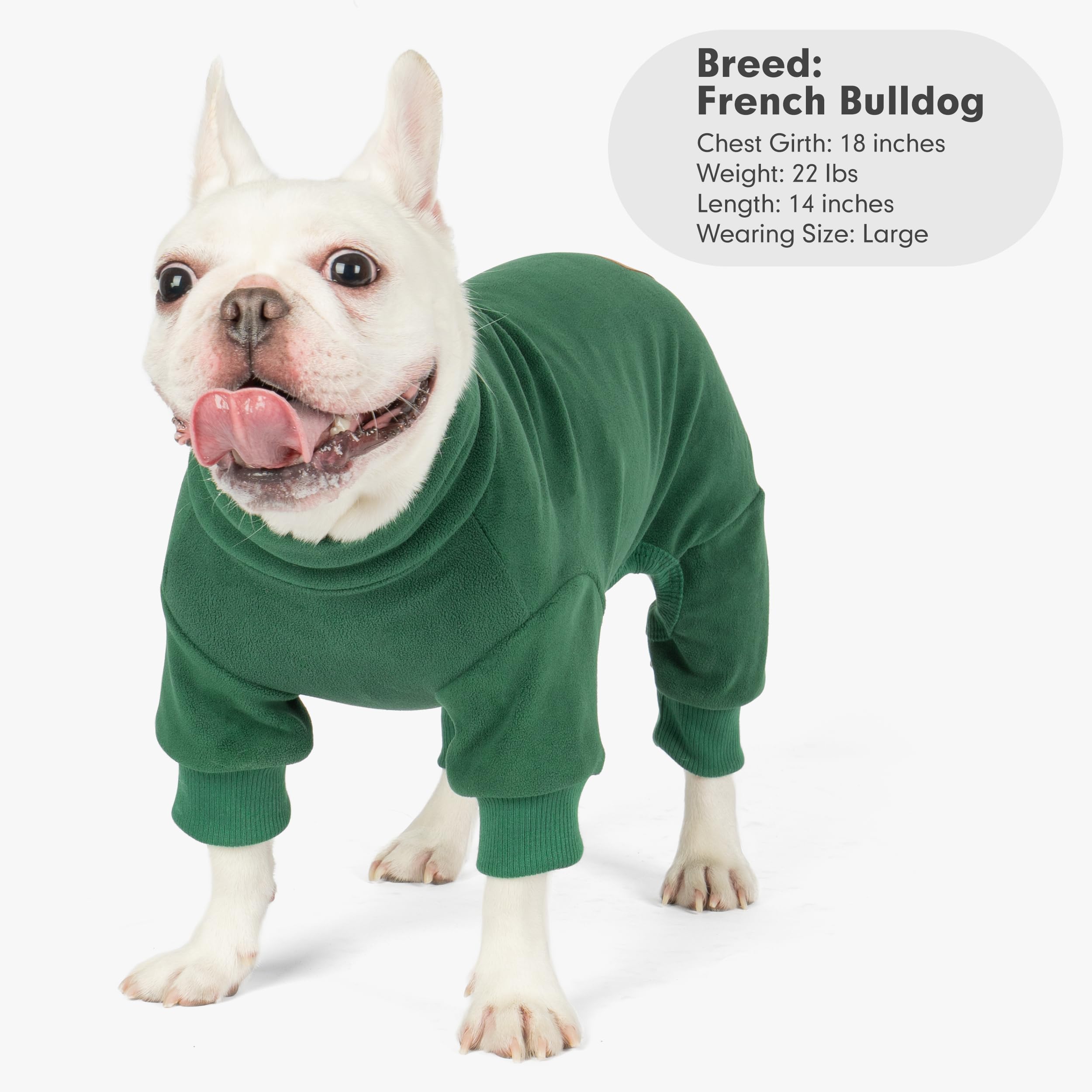 Cyeollo Dog Pajamas Extra Small, Soft Fleece Pet Onesie Coat For Small Dogs Pjs Warm Puppy Stretchable Jumpsuit Cold Weather Dog