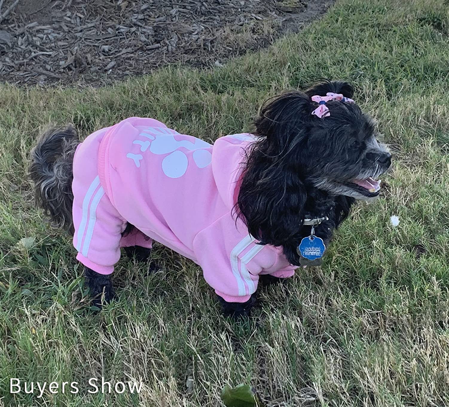 Otunrues Dog Hoodie, Dog Clothes 4 Legs Sweatshirt Security Hoodies Jumpsuit Soft & Warm Sweater Outfit Pullover Dog Winter Coat