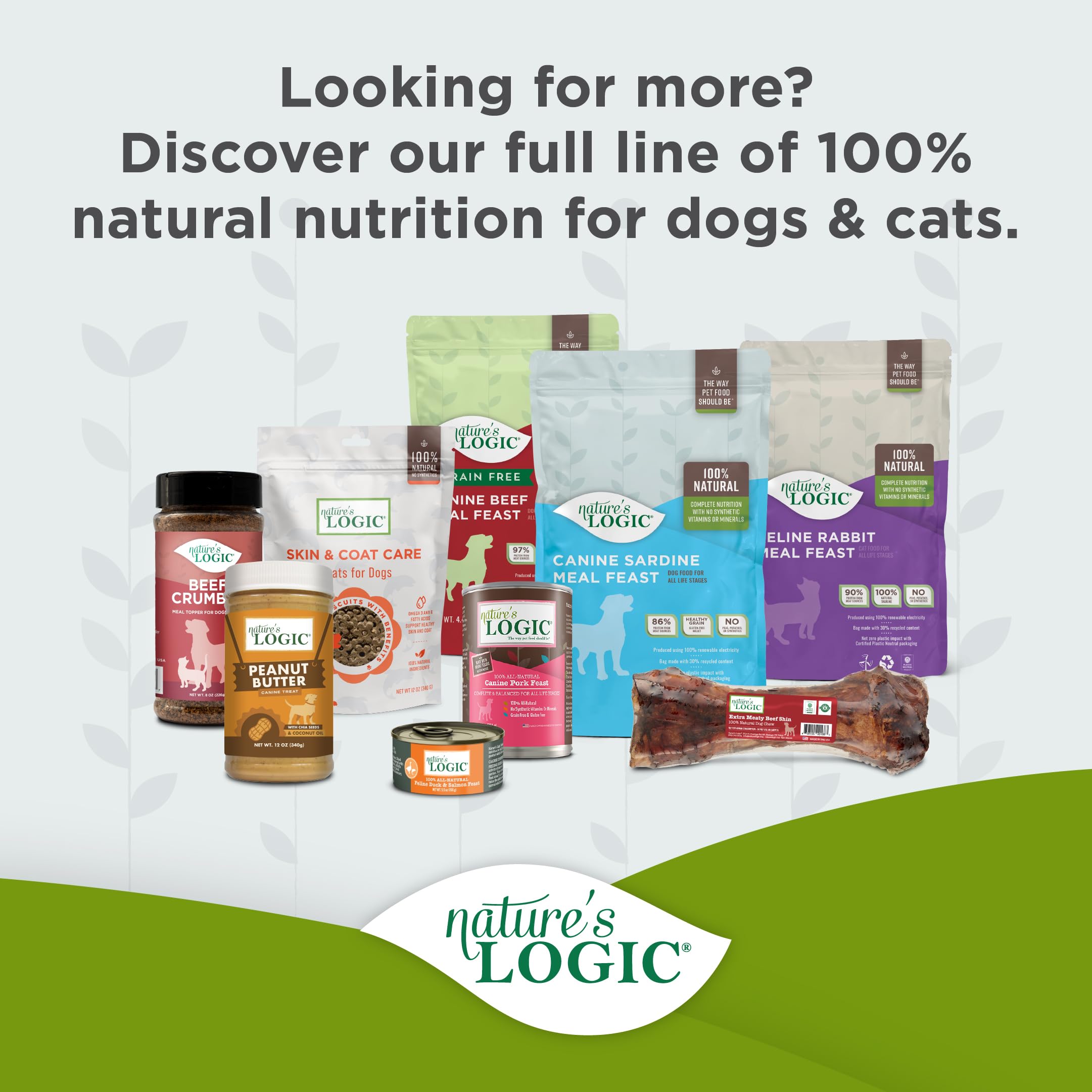 Natures Logic Rabbit Dry Cat Food (1 Pack), 15.4 lb