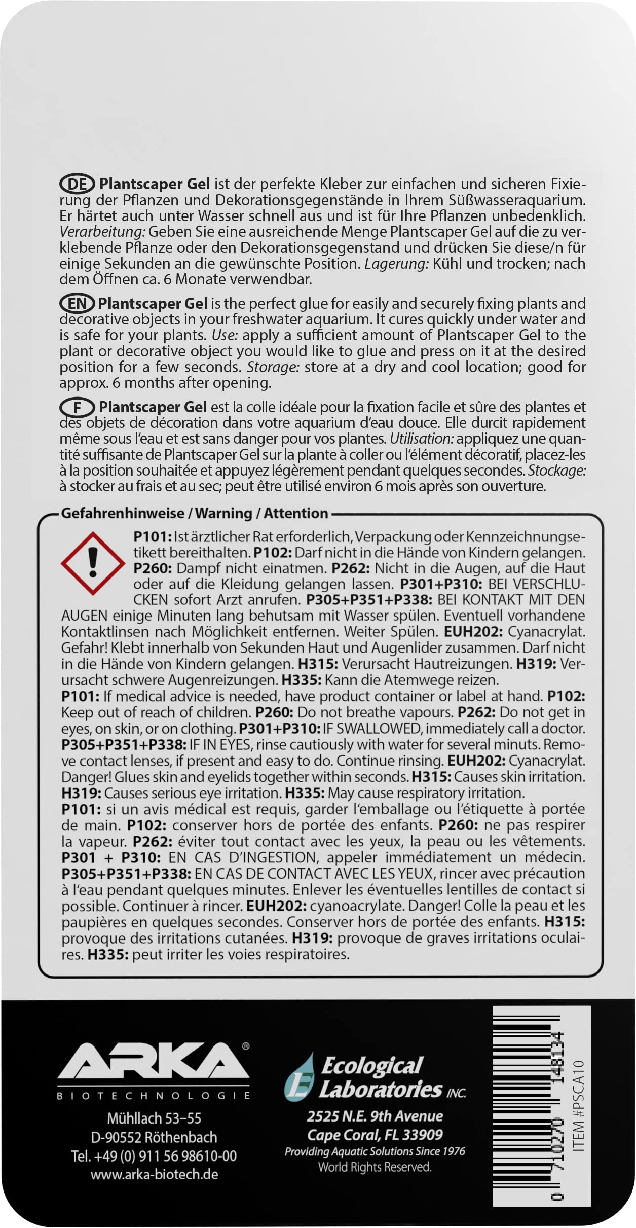 Microbe-Lift Plantscaper - Plant Glue For Moose And Plants 2 X 5 G