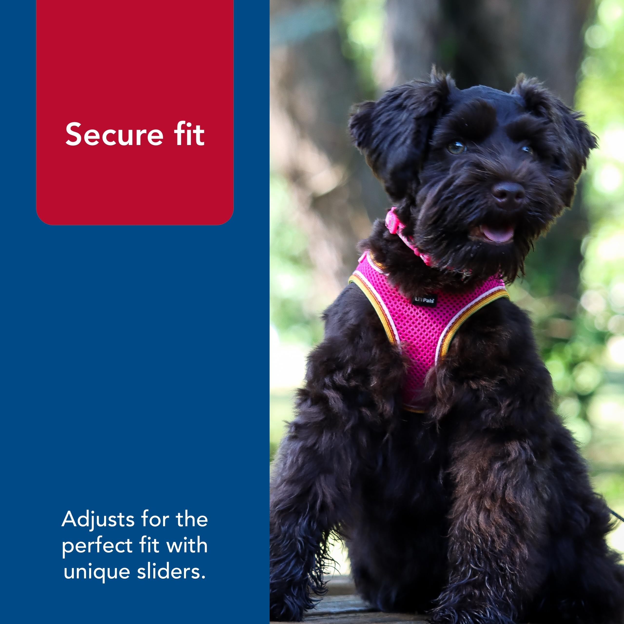 Coastal Pet Li'L Pals Comfort Mesh Dog Harness - No-Pull Step-In Dog Harness For Small Dogs & Puppies - Dog Cooling Vest - Orchid - 3/8' X 8'-10'